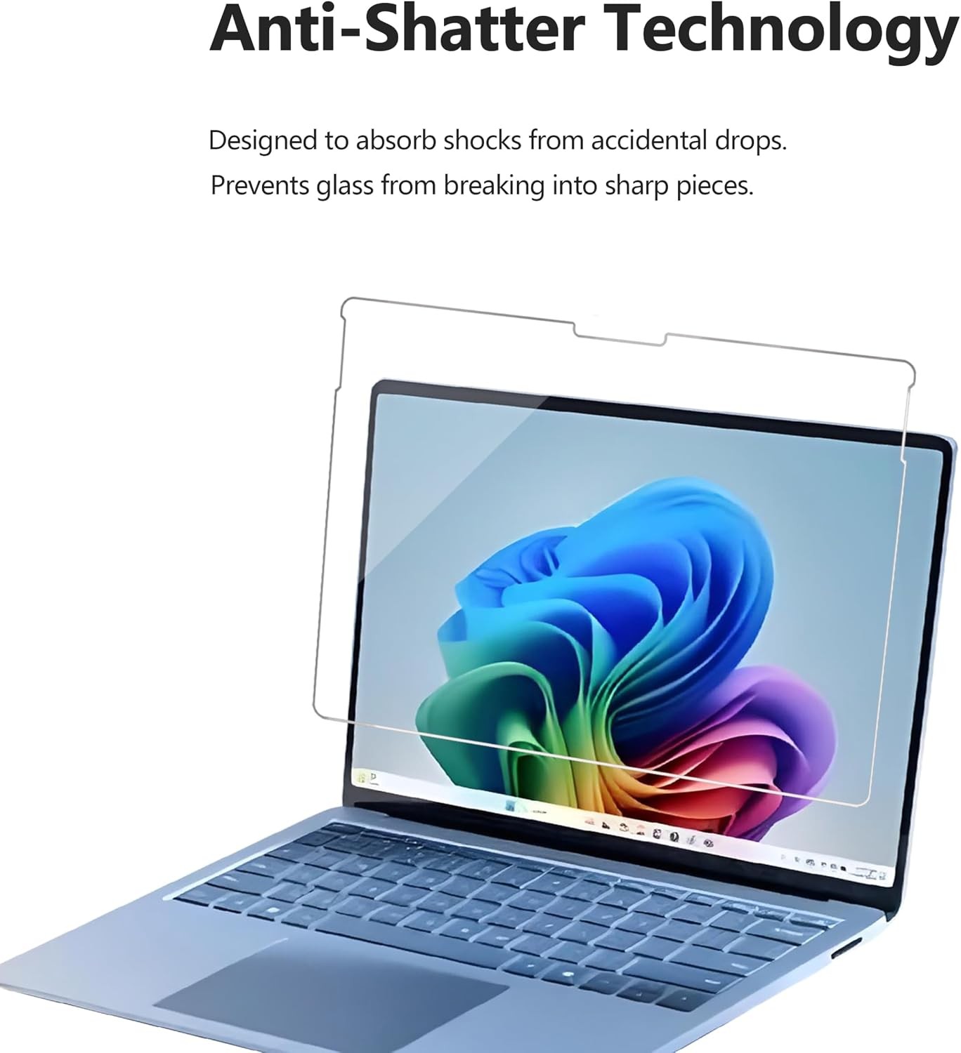 2-Pack Tempered Glass Screen Protectors for 13.8″ Surface Laptop 7 & 8