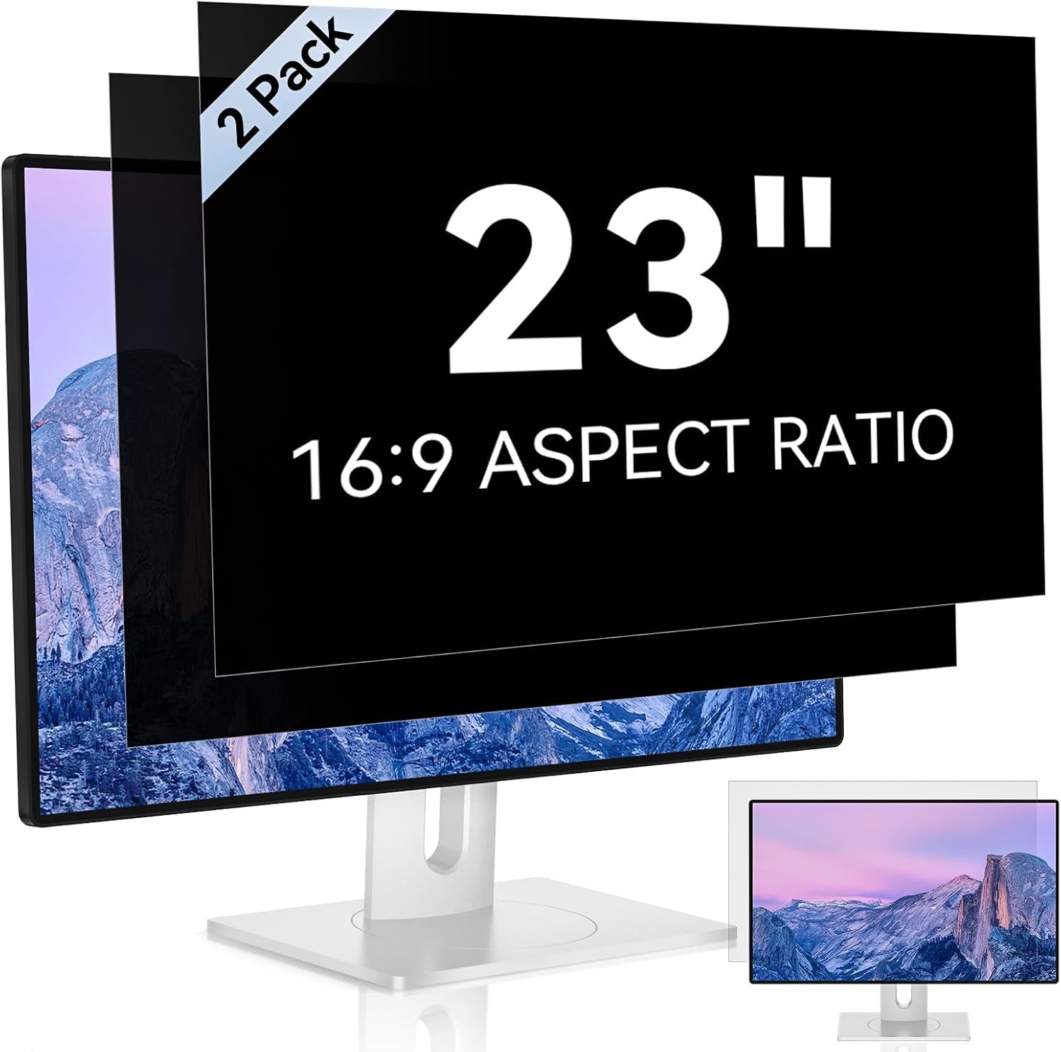 23 Inch Computer Privacy Screen for 16:9 Widescreen Monitor, Anti Glare Filter