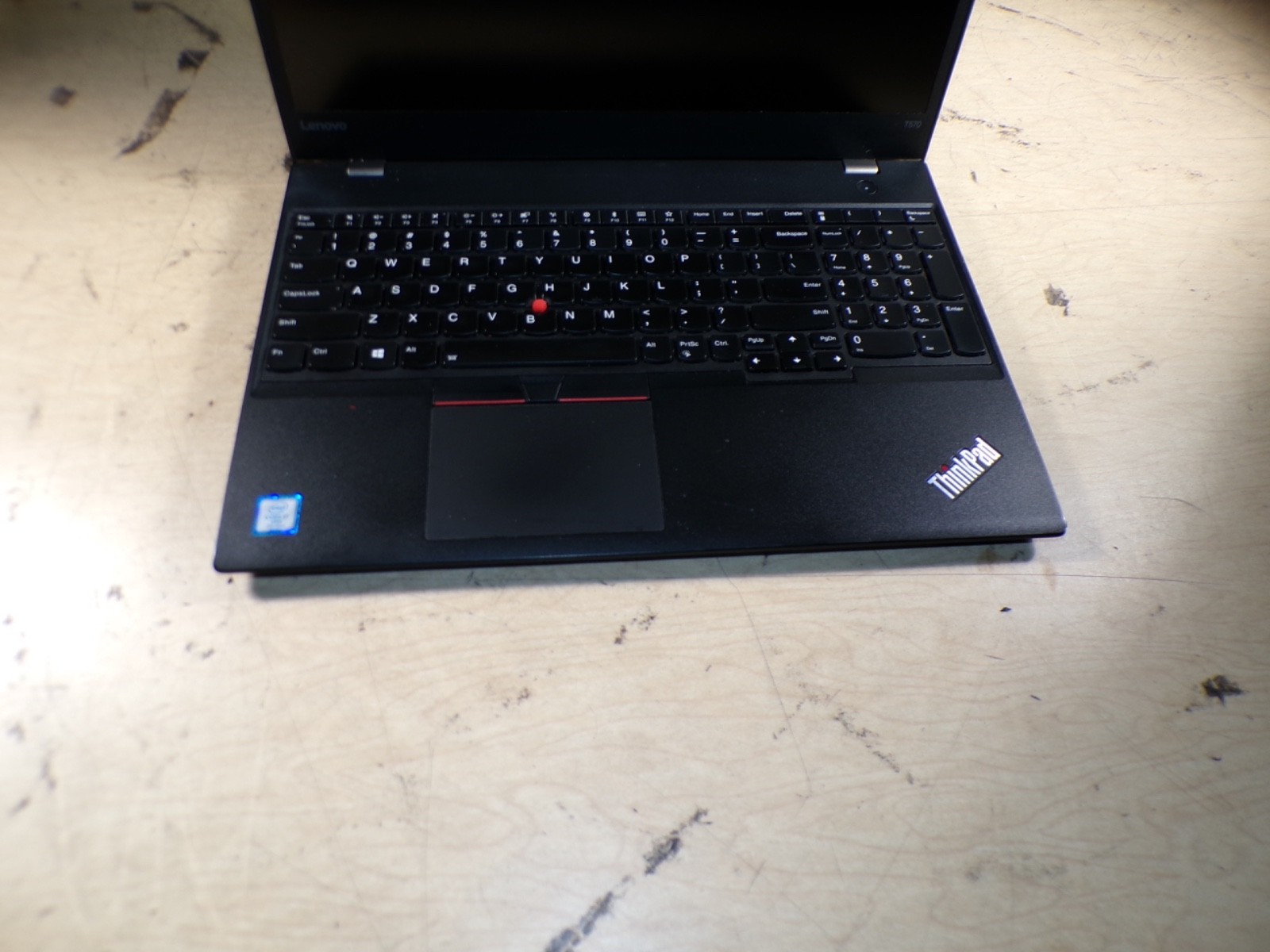 THINKPAD T570 INTEL CORE I7-7600U 2.80GHZ 16GB RAM **BIOS L0CKED **NO HD/ NO CAD