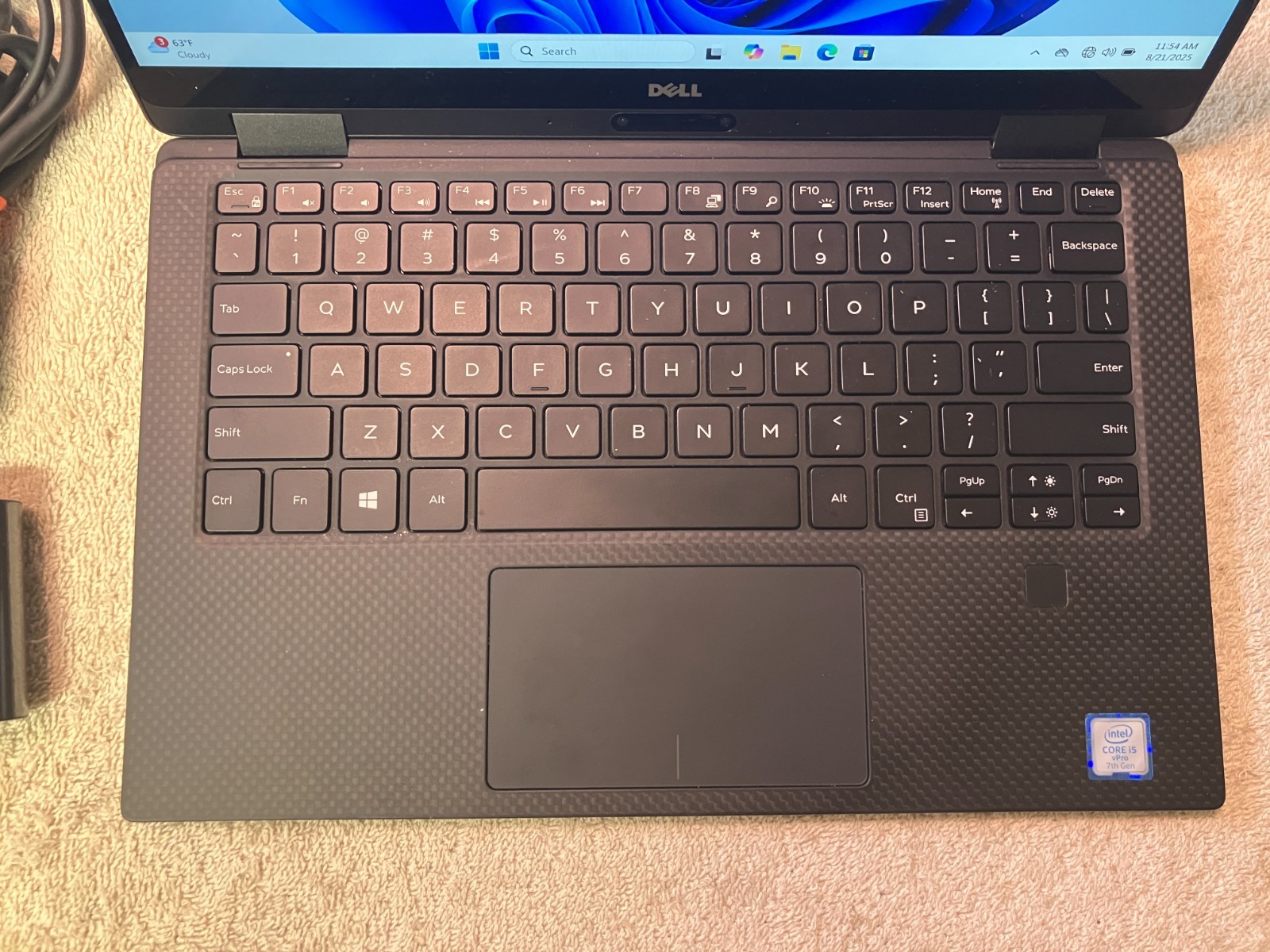 Dell XPS 13 9365 2 in 1 Touch i5-7Y57, 8 GB-256 GB NVMe Windows 11 Pro # 384N5Q2