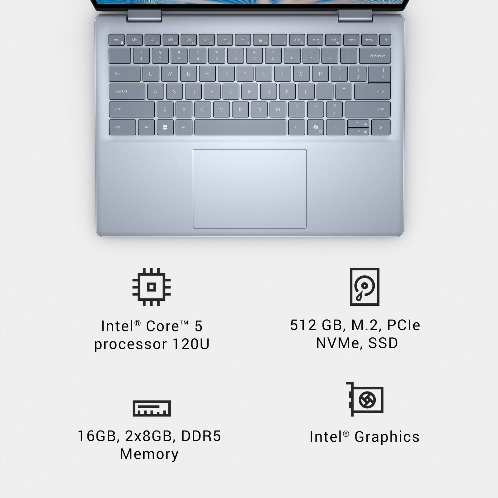 Dell – Inspiron 14 – 14″ 2K 2-in-1 Touchscreen Laptop – Intel Core 5 Series 1…