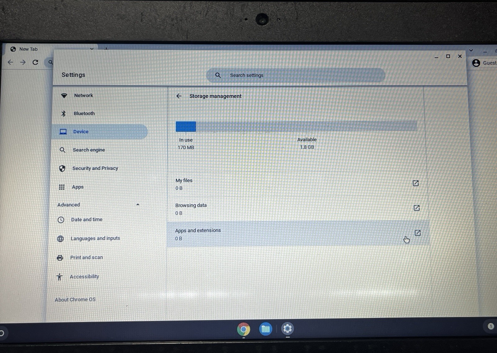 HP Chromebook 11 G4 11.6in Intel Celeron Chrome OS Webcam Black