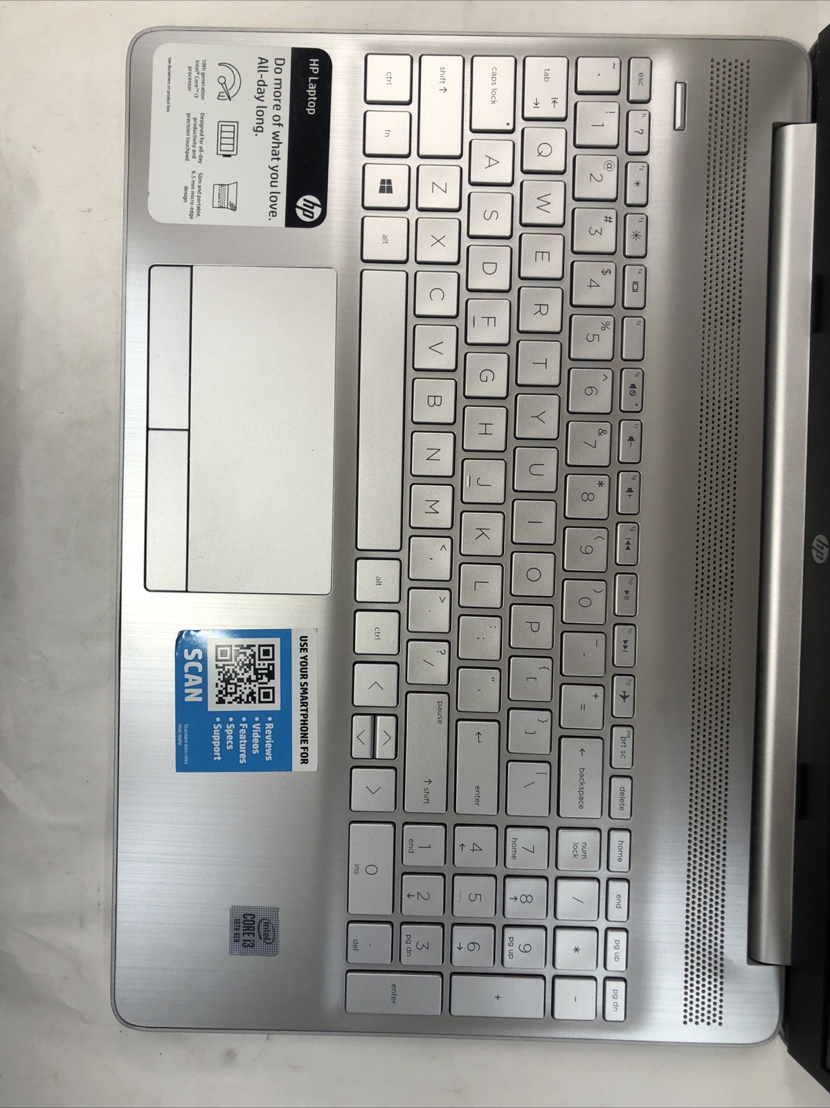 HP Laptop 15-dw2xxx, Intel Core i3-1005G1 @1.20Ghz, 4GB RAM, NO SSD/OS, Tested!