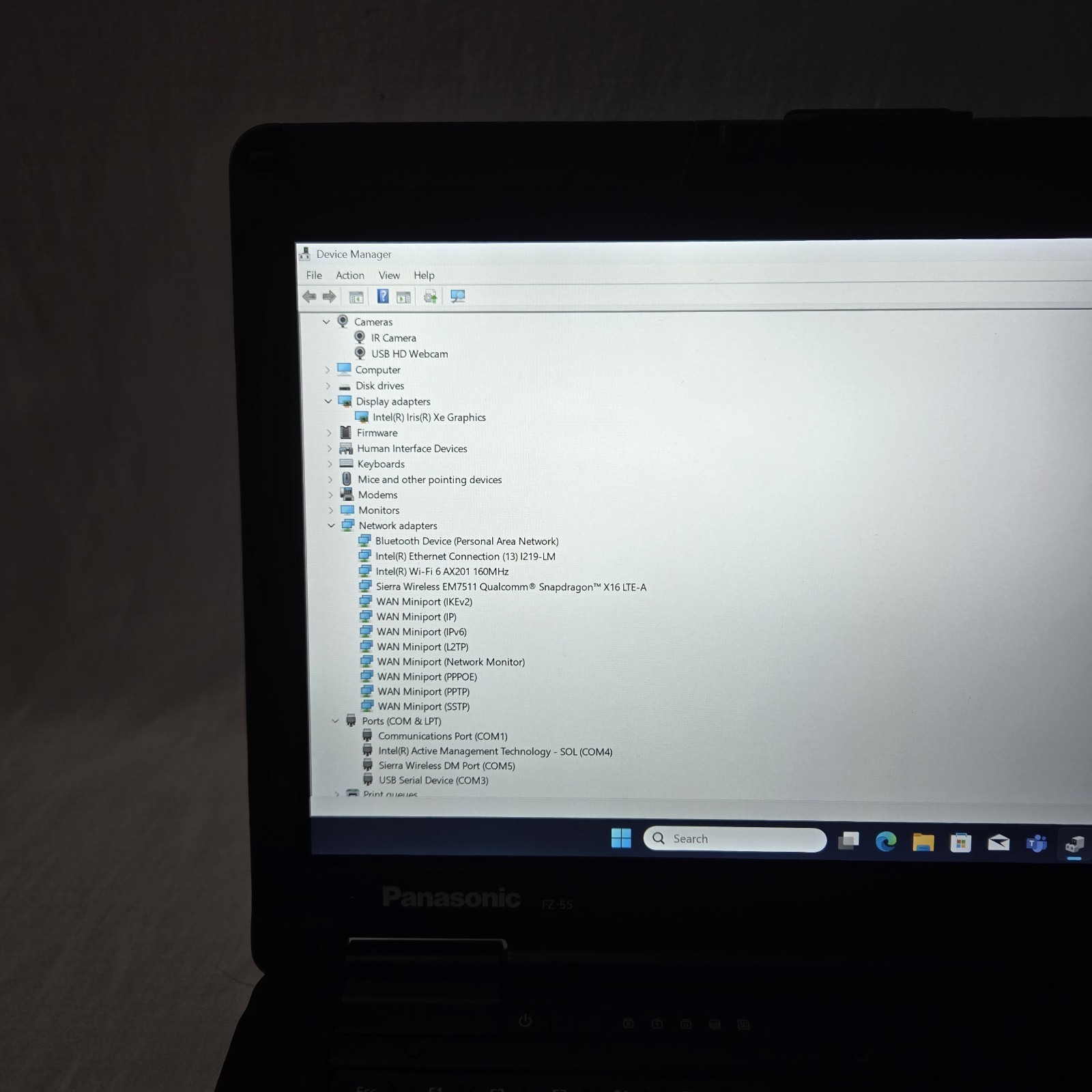 Panasonic Toughbook FZ-55 MK2 i7-1185G7 512GB SSD 32GB Ram – GPS – 4G – Grade B