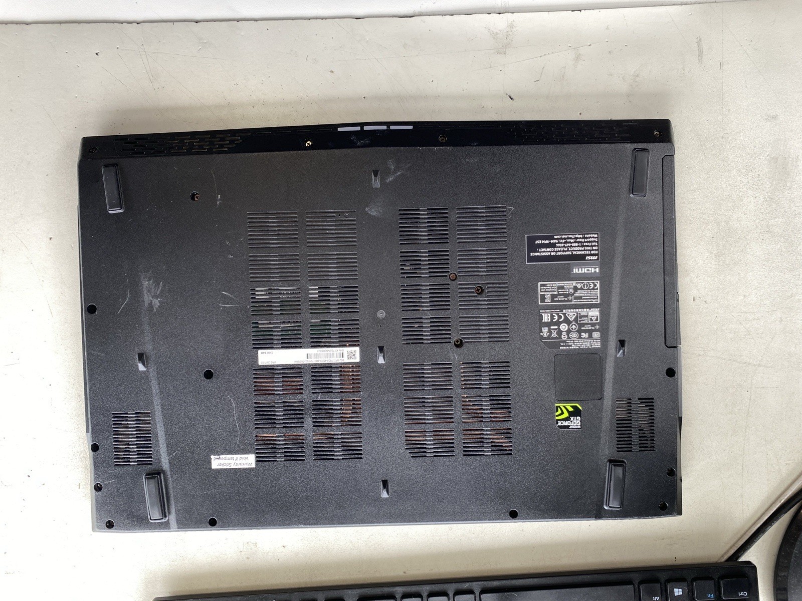 USED MSI GP62 7RDX Leopard – 1080P FHD – i7-7700H – 12GB RAM -1TB HDD – GTX 1060