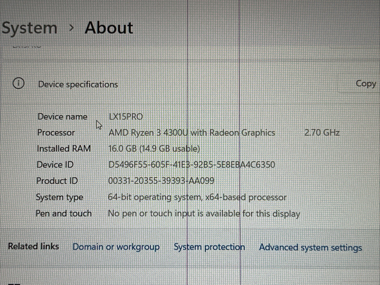 (2) Acemagic LX15 laptops, charger, Works