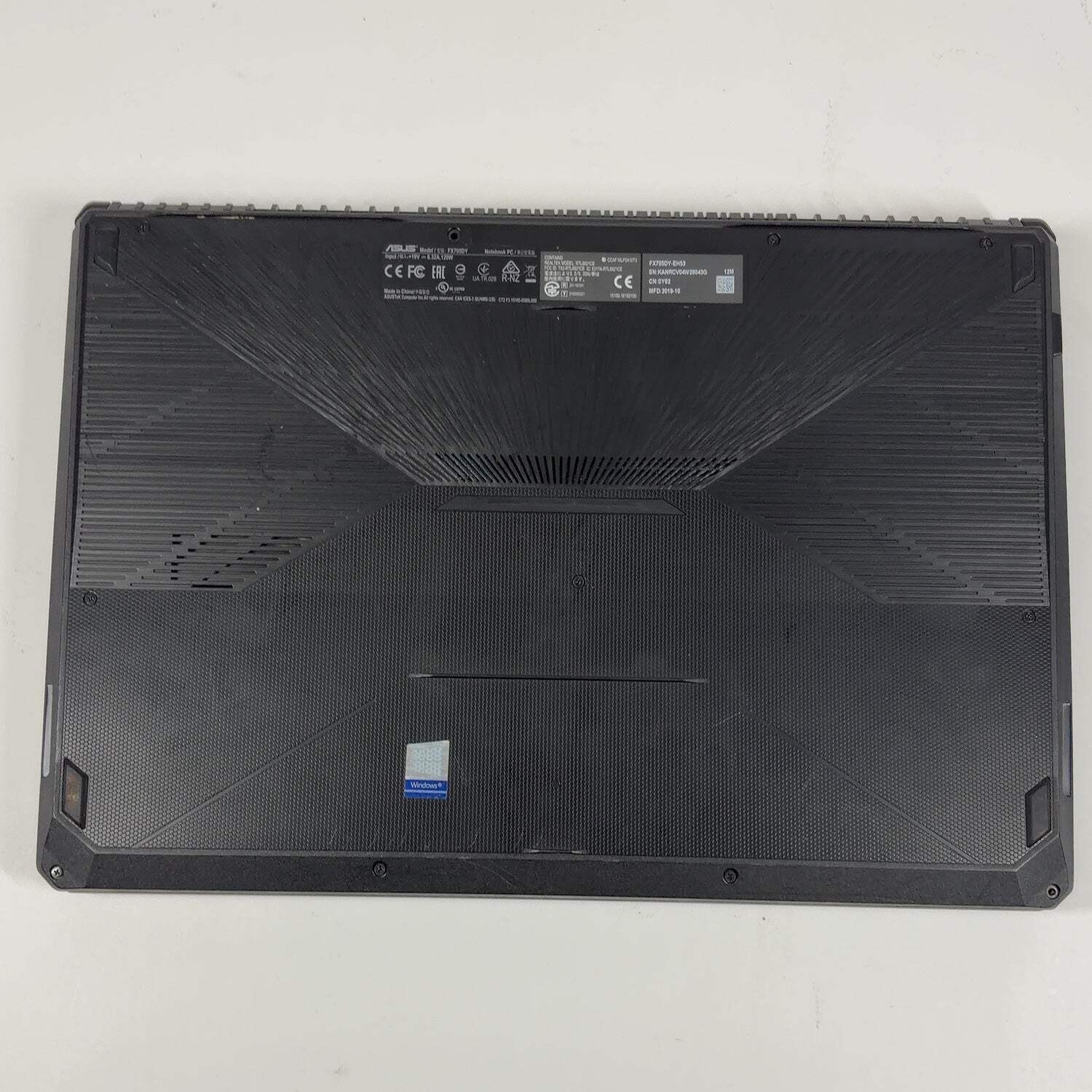 Asus TUF FX705DY 17.1 Ryzen 5 3550H 2.1GHz 16GB RAM 512GB SSD AMD Radeon RX 560X
