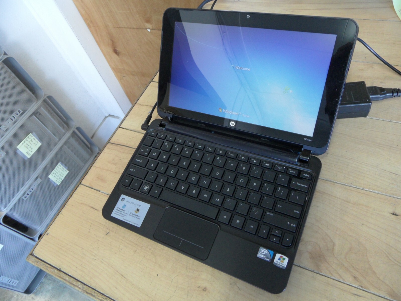 HP Mini 210 / 210-1076NR – Atom N450 – Parts Laptop – Tested, Hard Drive Wiped