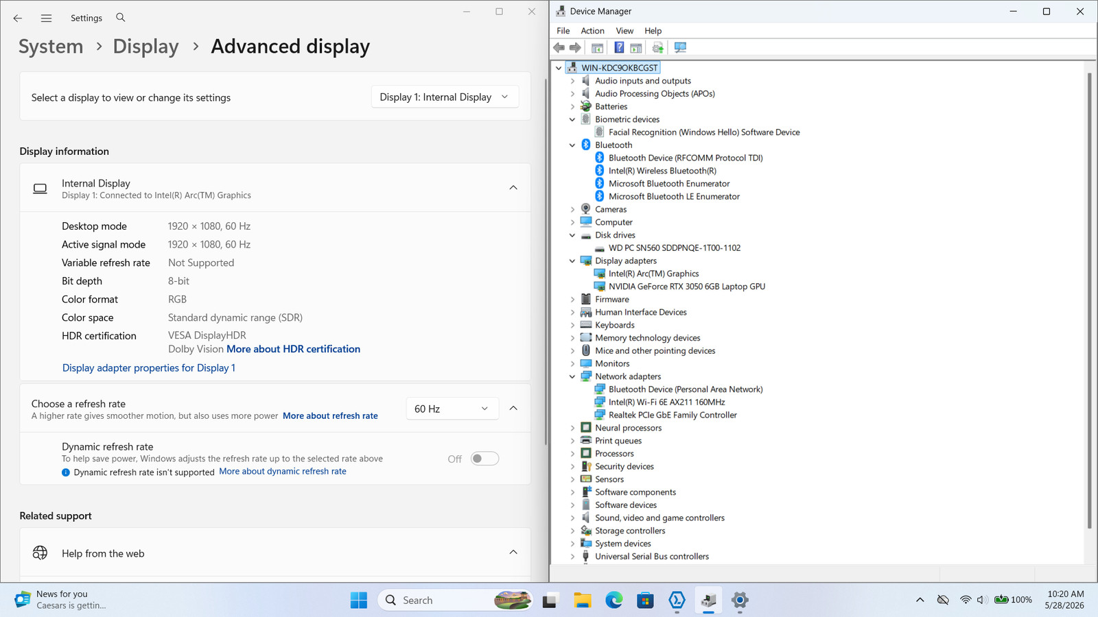 ASUS Vivobook Pro 15 OLED 15″ FHD ULTRA 7 155H 1TB 16GB W11 RTX 3050 6GB Backlit