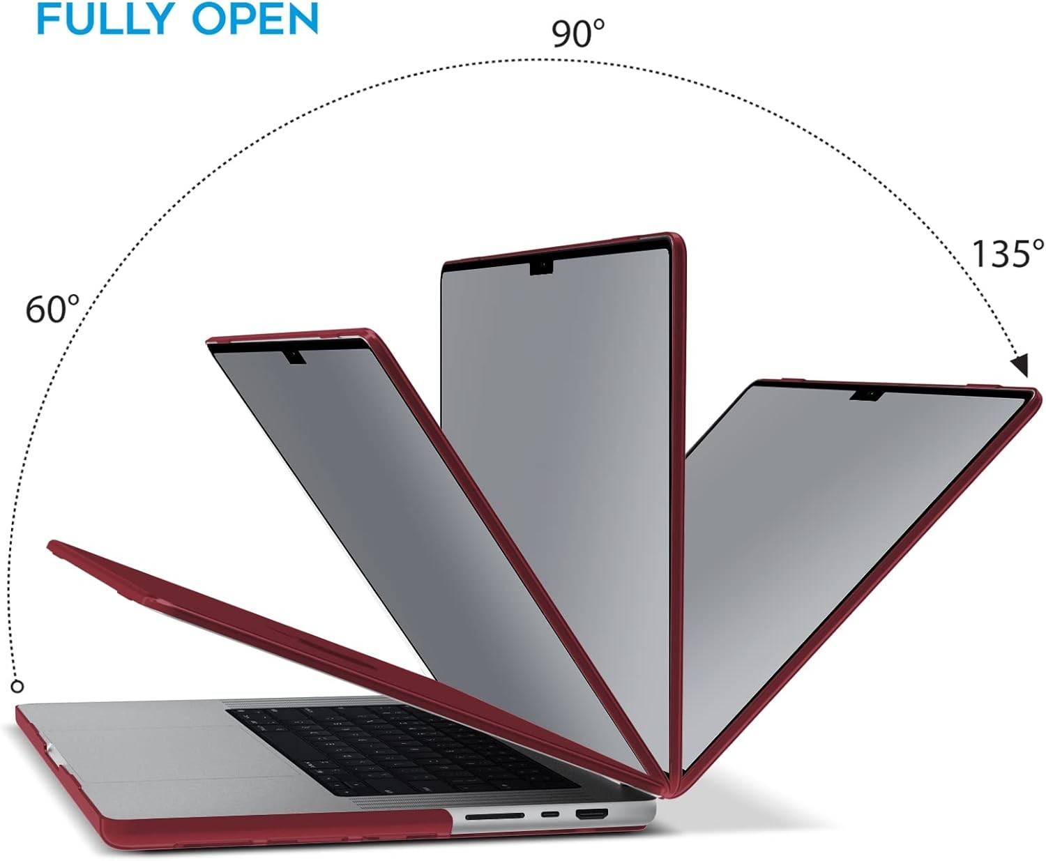 Case for MacBook Pro 14 Inch 2026 2025 2024 2023 2022 2021 Hardshell Case&Sleeve