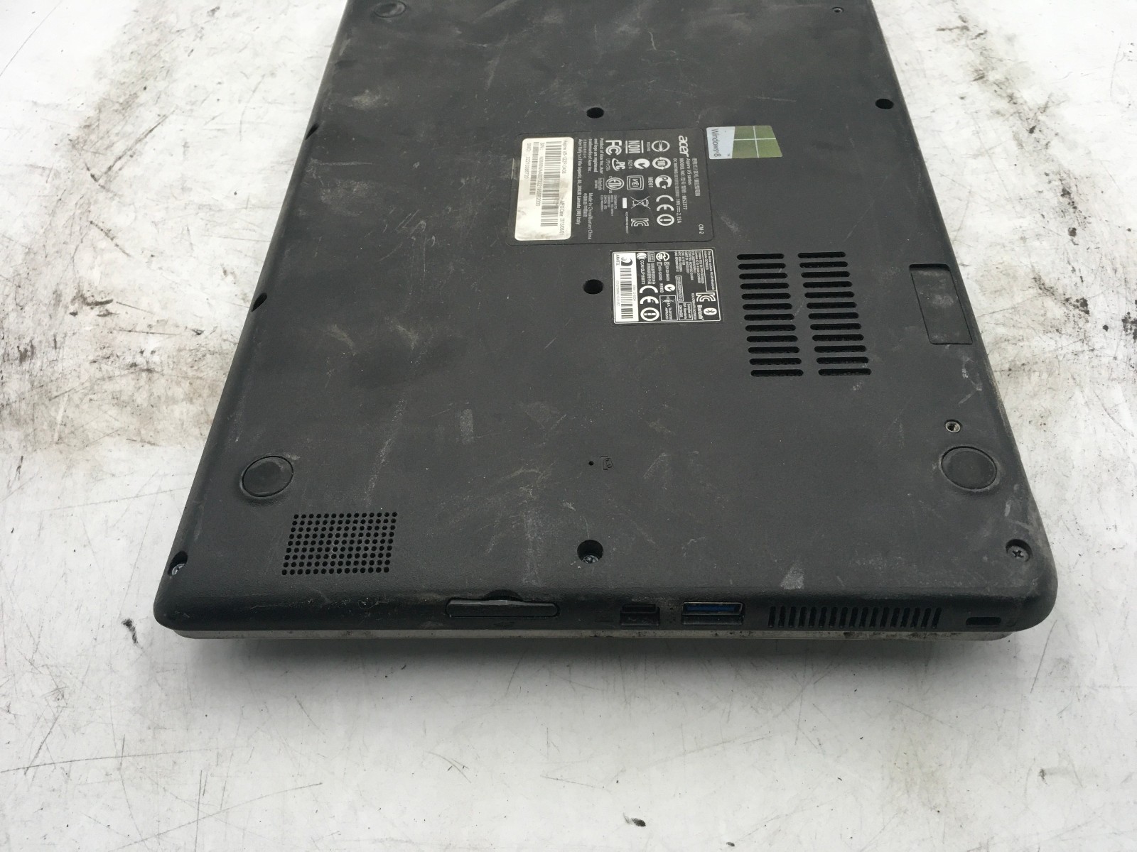 ACER ASPIRE V5 122P 0408 – FOR PARTS/NO POWER – AMD A4 1250 – 4GB RAM – READ -BB