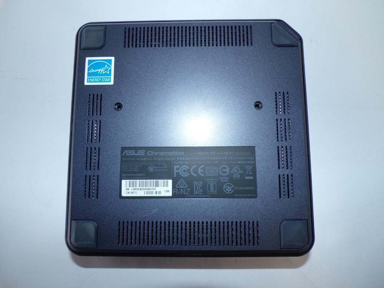 ASUS Chromebox 3 Intel Celeron(R) CPU 3867U 1.8GHZ 4GB 32GB SSD Chrome OS (Z615)