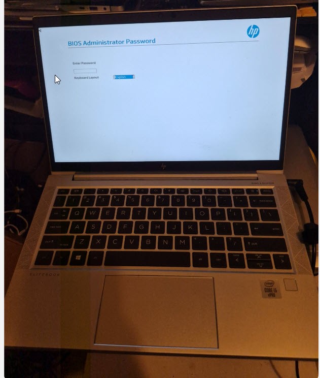 HP EliteBook 830 G7 Notebook PC Intel® Core™ i5-10310U (1.7 GHz)/8GB Bios Locked