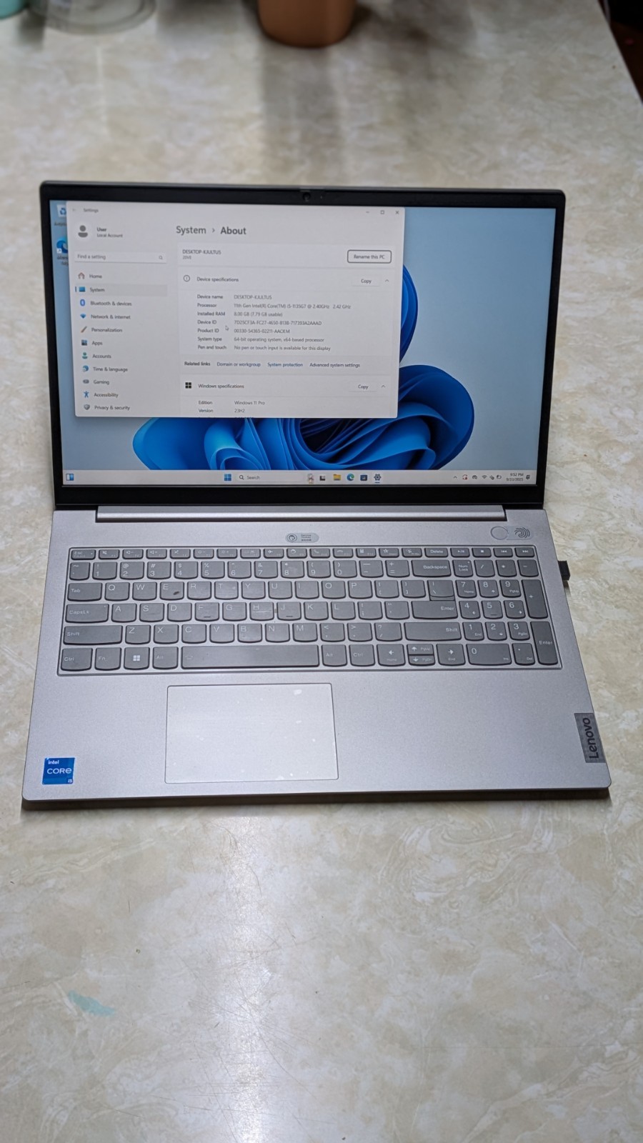 Lenovo ThinkBook 15 G2 ITL 15.6″ Laptop