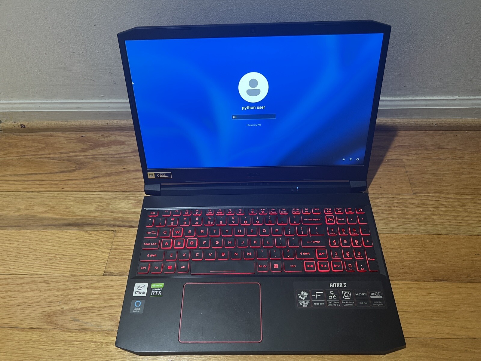 Acer Nitro 5 Gaming Laptop, Intel I5-10300H, GeForce RTX 3050 GPU, 16GB DDR4