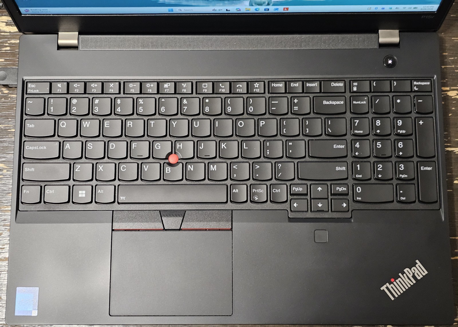 Lenovo Thinkpad P15v Gen 3 15.6″ Touchscreen i7 1TB SSD 64GB RAM Webcam WIN 11