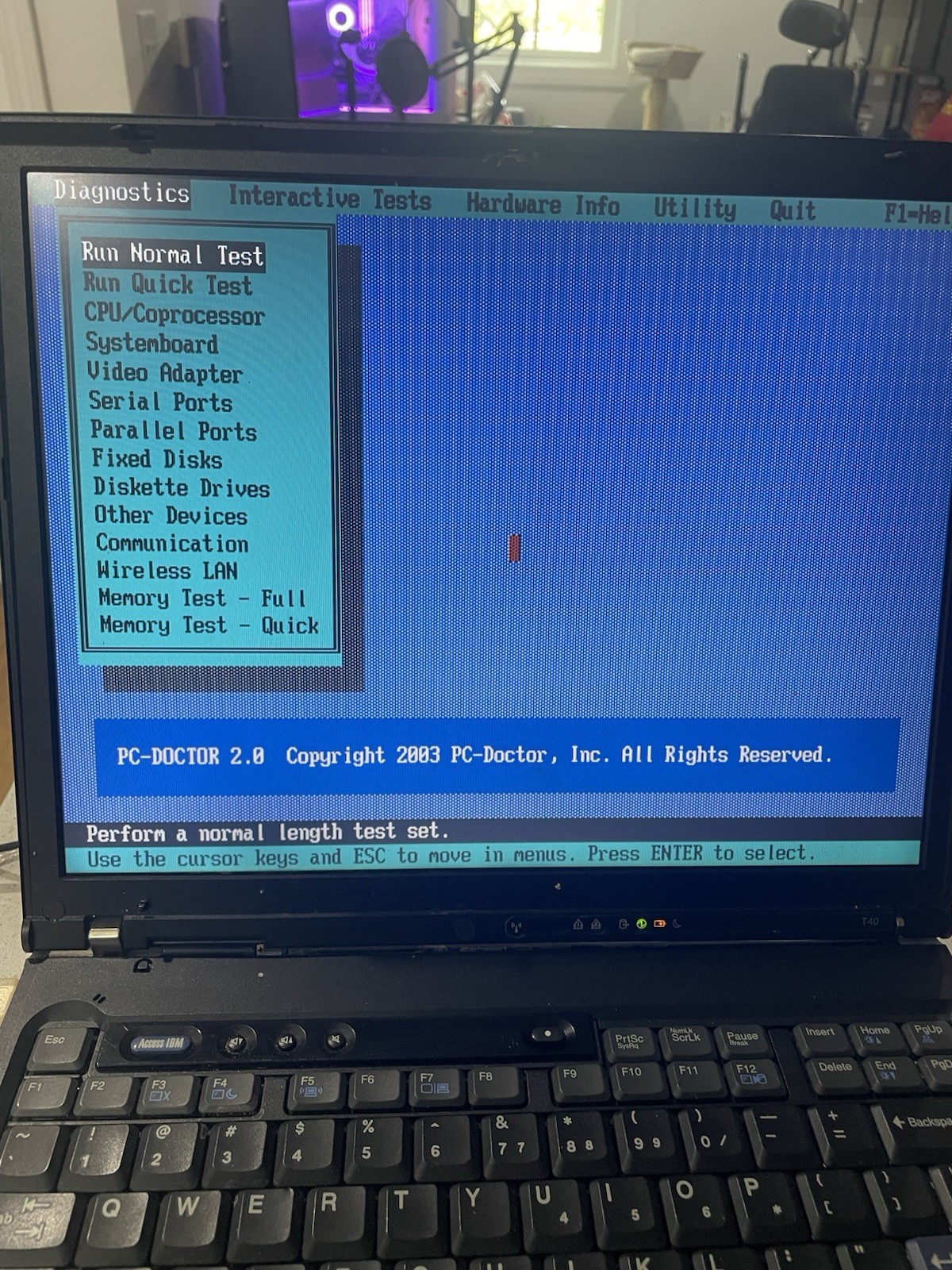 IBM ThinkPad T40 Retro Gaming Laptop 1.50GHz 2GB 40GB HDD Win XP Radion 7500