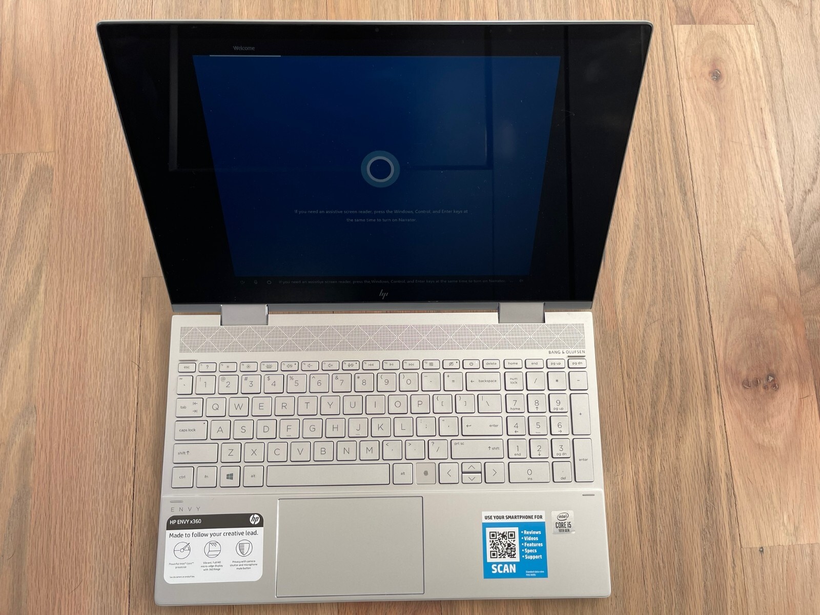 HP ENVY X360 15.6 Touchscreen Laptop | Core i5-1035G1 | 256GB SSD | 8GB RAM