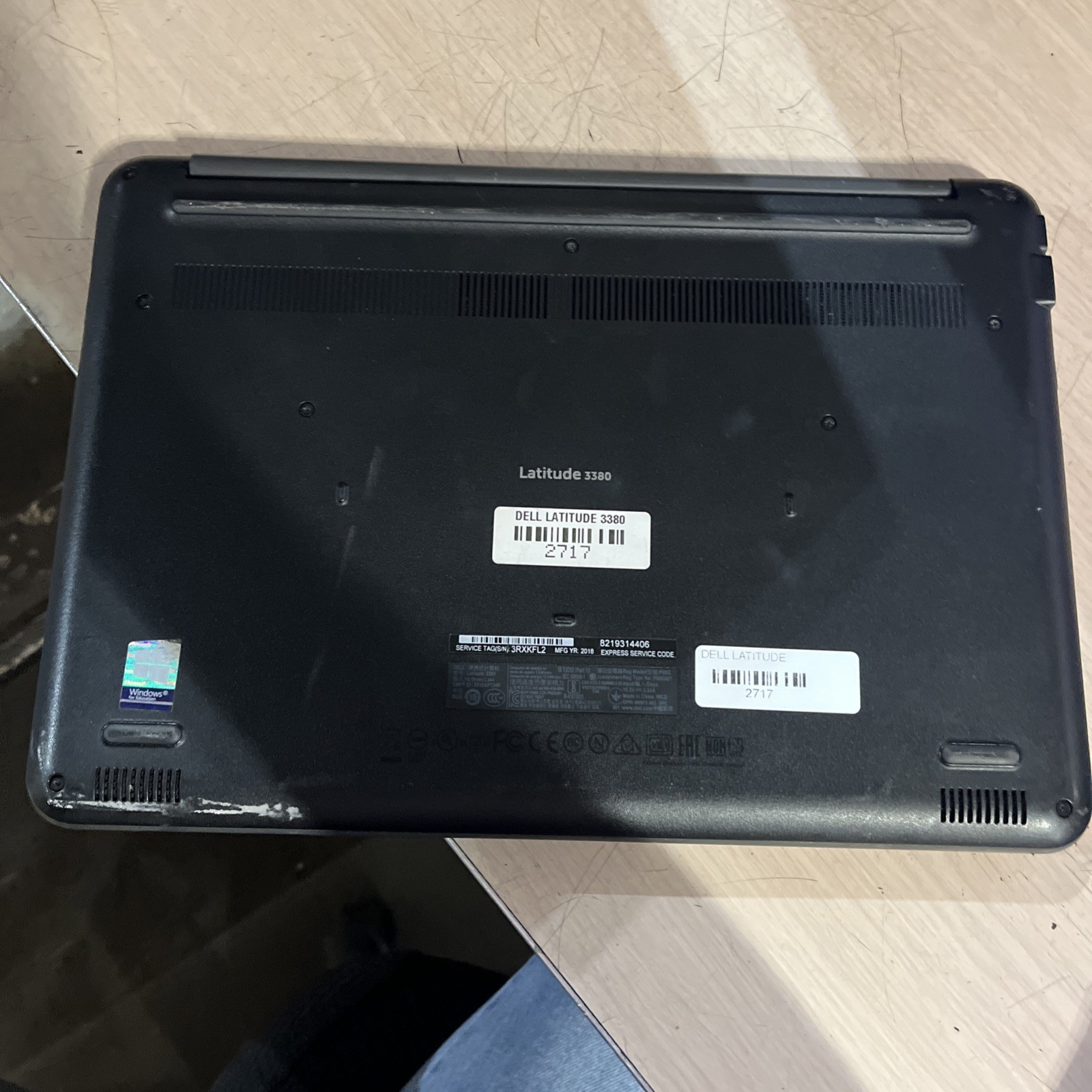 DELL LATITUDE 3380 INTEL CORE I3-6006U 2.00GHZ 8GB RAM NO HD ‘