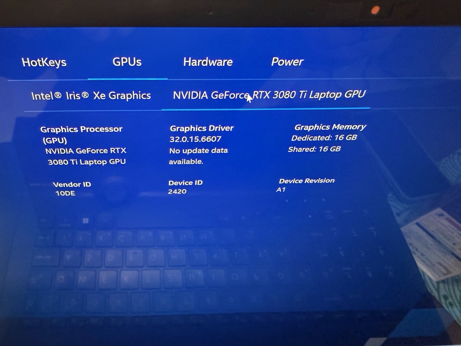 ASUS ProArt StudioBook H7600ZX i9 32GB RAM 1TB NVMe RTX 3080 16GB 16″ OLED