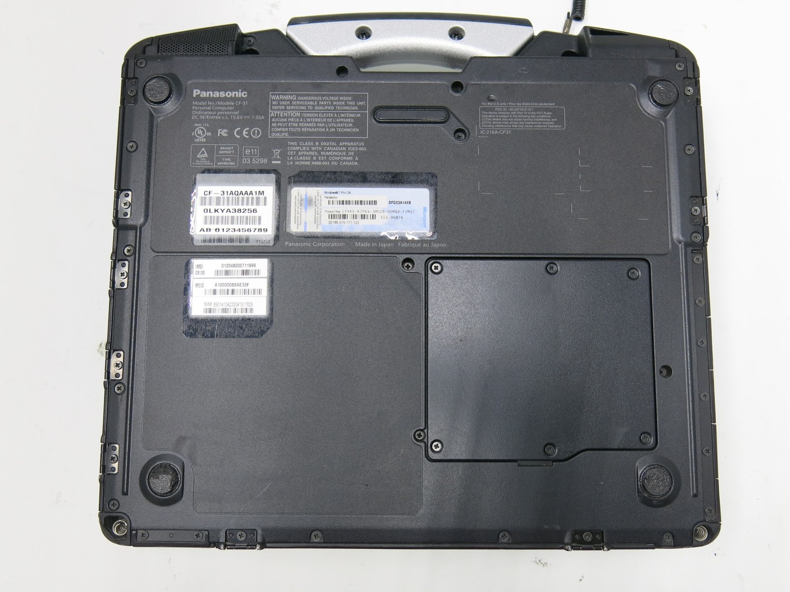 Panasonic Toughbook CF-31 MK1 | i5-520M 2.4GHz 4GB | Touch | Powers ON |