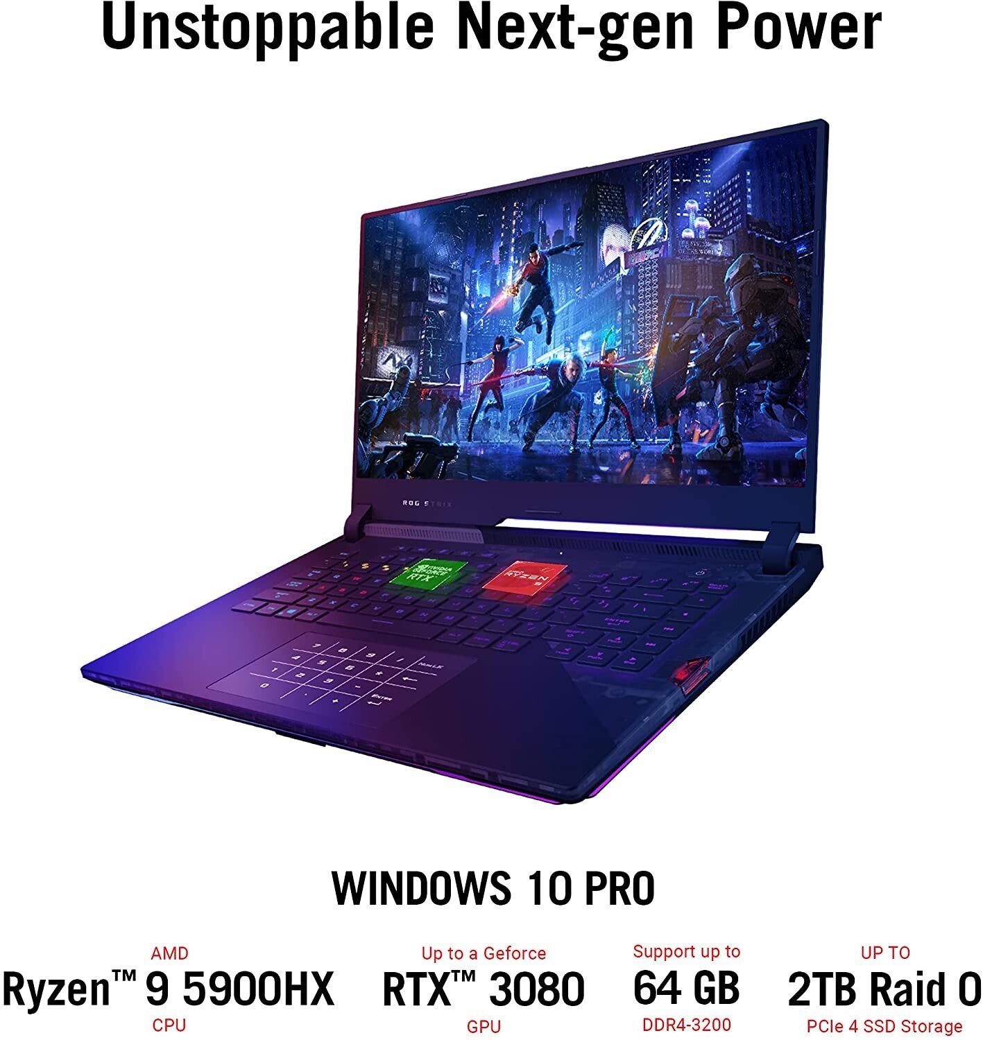 ASUS ROG Strix Scar 15 AMD Ryzen 9 5900HX Rtx 3080 Gaming laptop