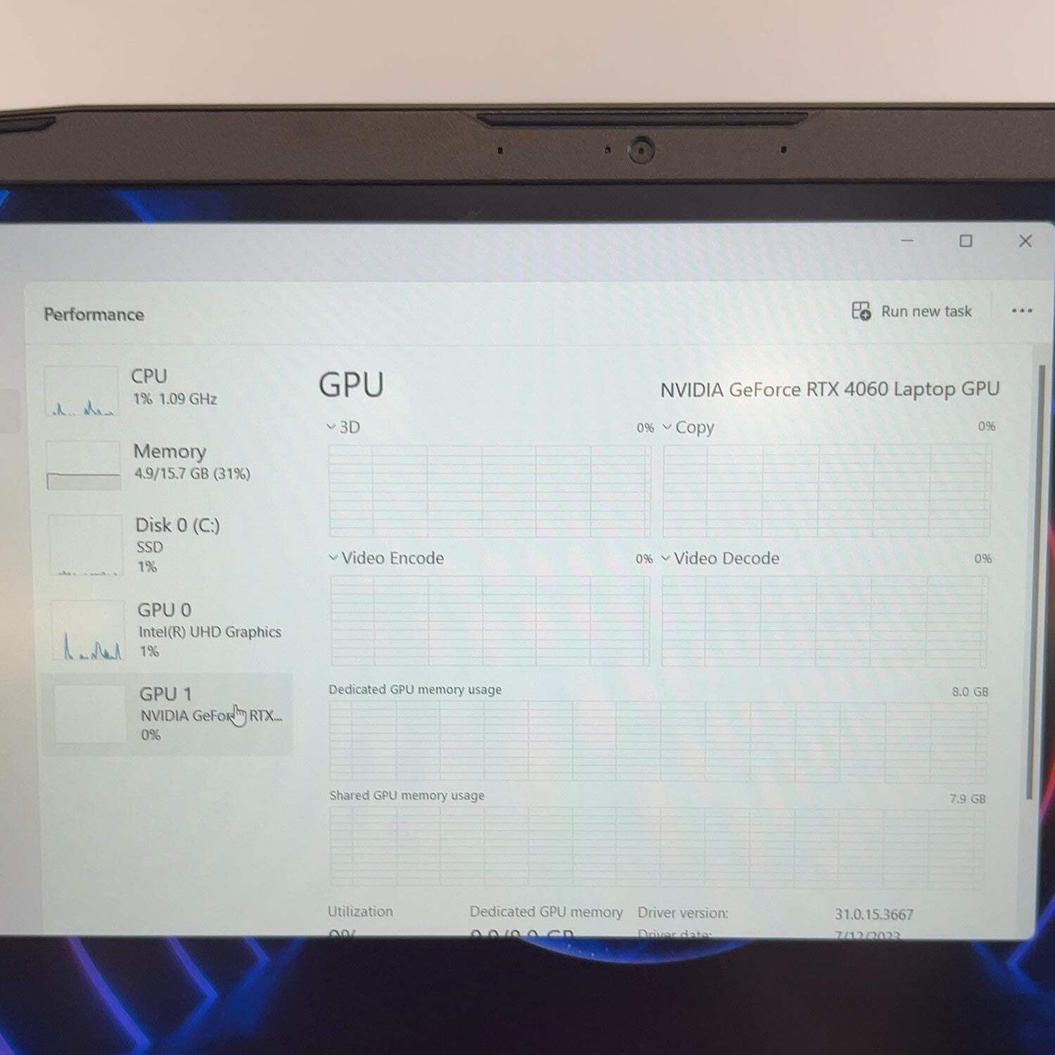 MSI Katana 15 B13VFK 15.6″ i7-13620H 2.4GHz 16GB RAM 1TB SSD GeForce RTX 4060