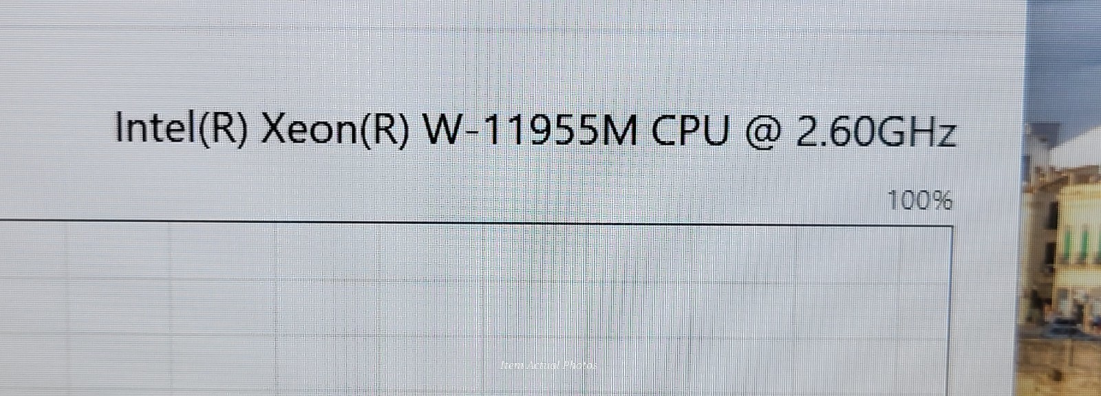 Dell Precision 7560 Xeon W-11955m 2.6ghz 8GB 256Gb – Nvidia T1200