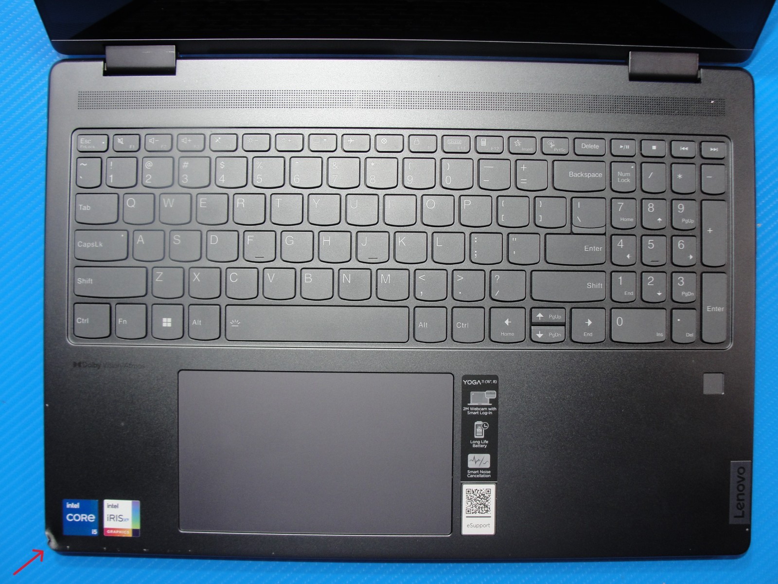 Lenovo Yoga 7 16IRL8 16” WUXGA TOUCH Core i5-1335U 1.3GHz 8GB RAM 512GB SSD+P/A