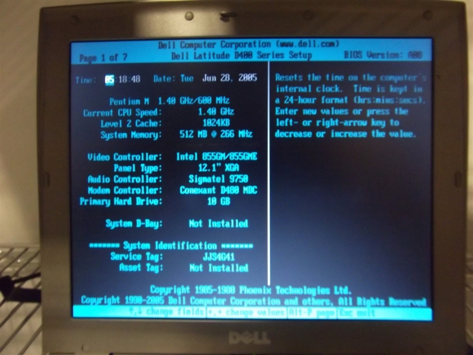 Dell Latitude D400 12.1″ Laptop Pentium M 1.40GHz 512MB 10GB No PSU