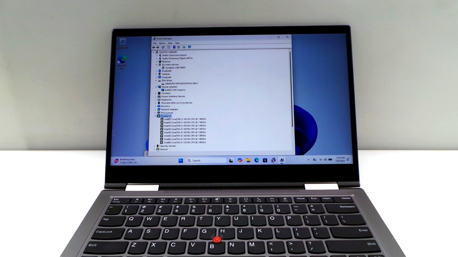 Lenovo ThinkPad X1 Yoga Gen 5 14″ 2-in-1 i5-10210U 16GB RAM 256GB SSD ***READ***