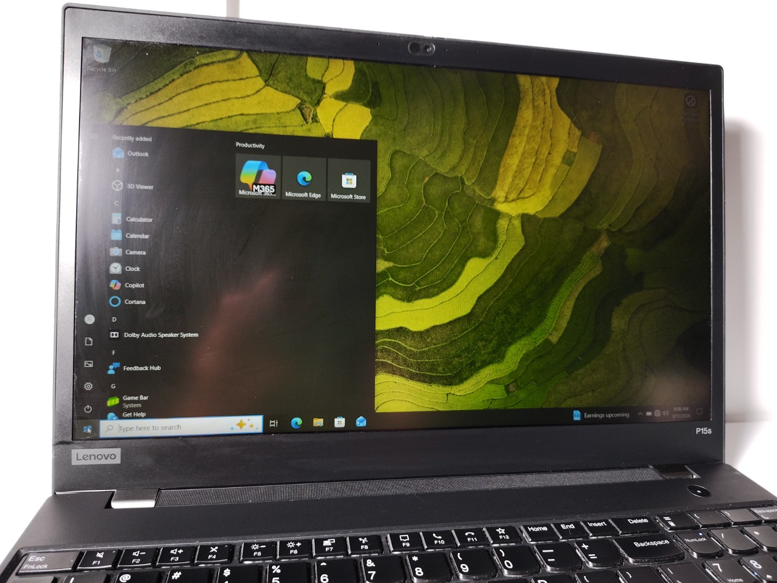 Lenovo ThinkPad P15s 15.6″ i7 16GB 512GB SSD Nvidia Quadro GPU Windows 11 Pro