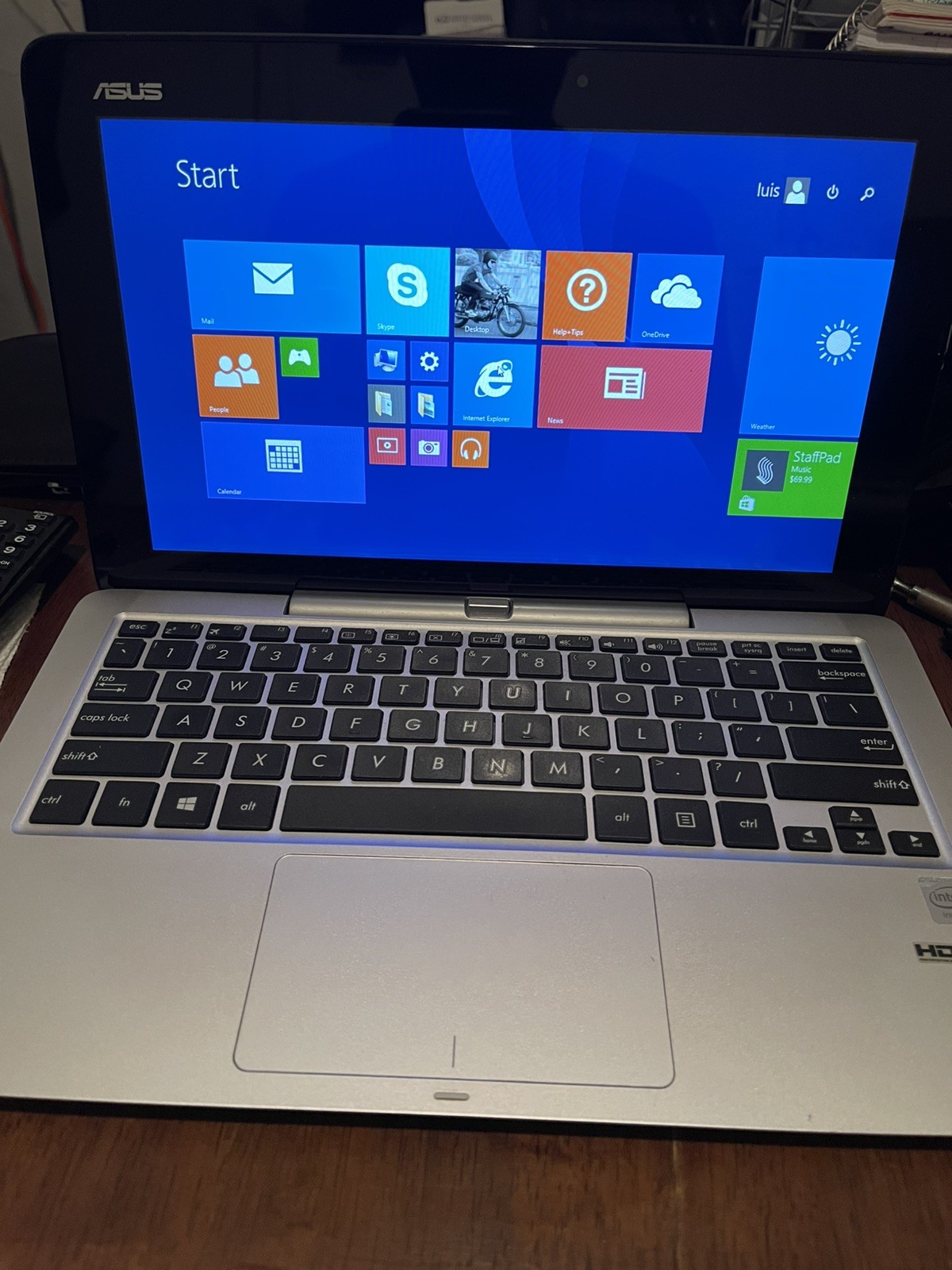 ASUS/T200T LAPTOP/TABLET/TRANSFORMER BOOK /TOUCH/SCREEN Excelent Condition!