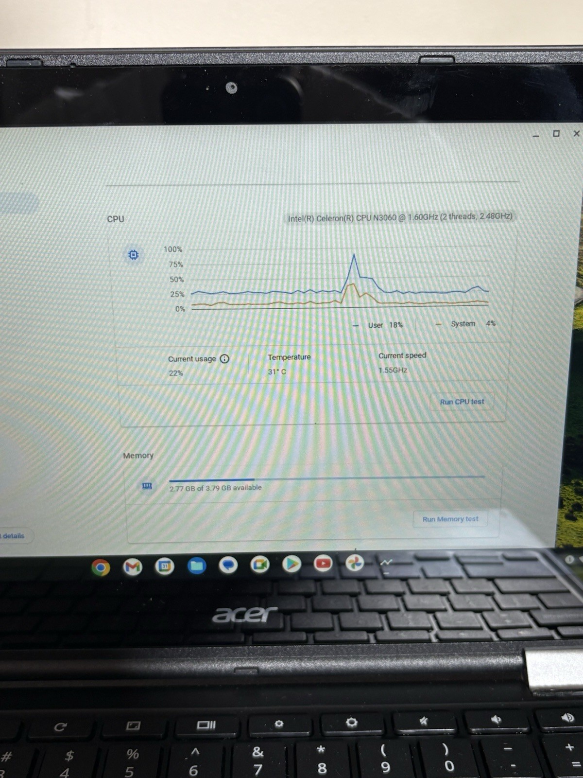 Acer Chromebook R11 N15Q8 Laptop Celeron N3150 32GB SSD 4GB RAM – Chrome OS