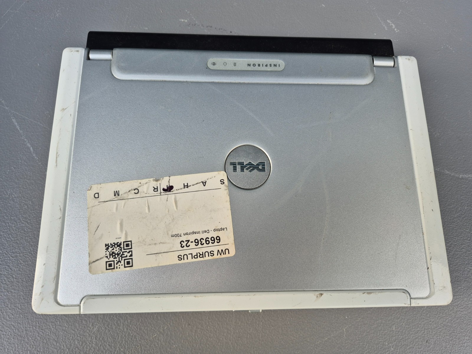Dell Inspiron 700m 12″ Laptop Intel Pentium Centrino No Hard Drive