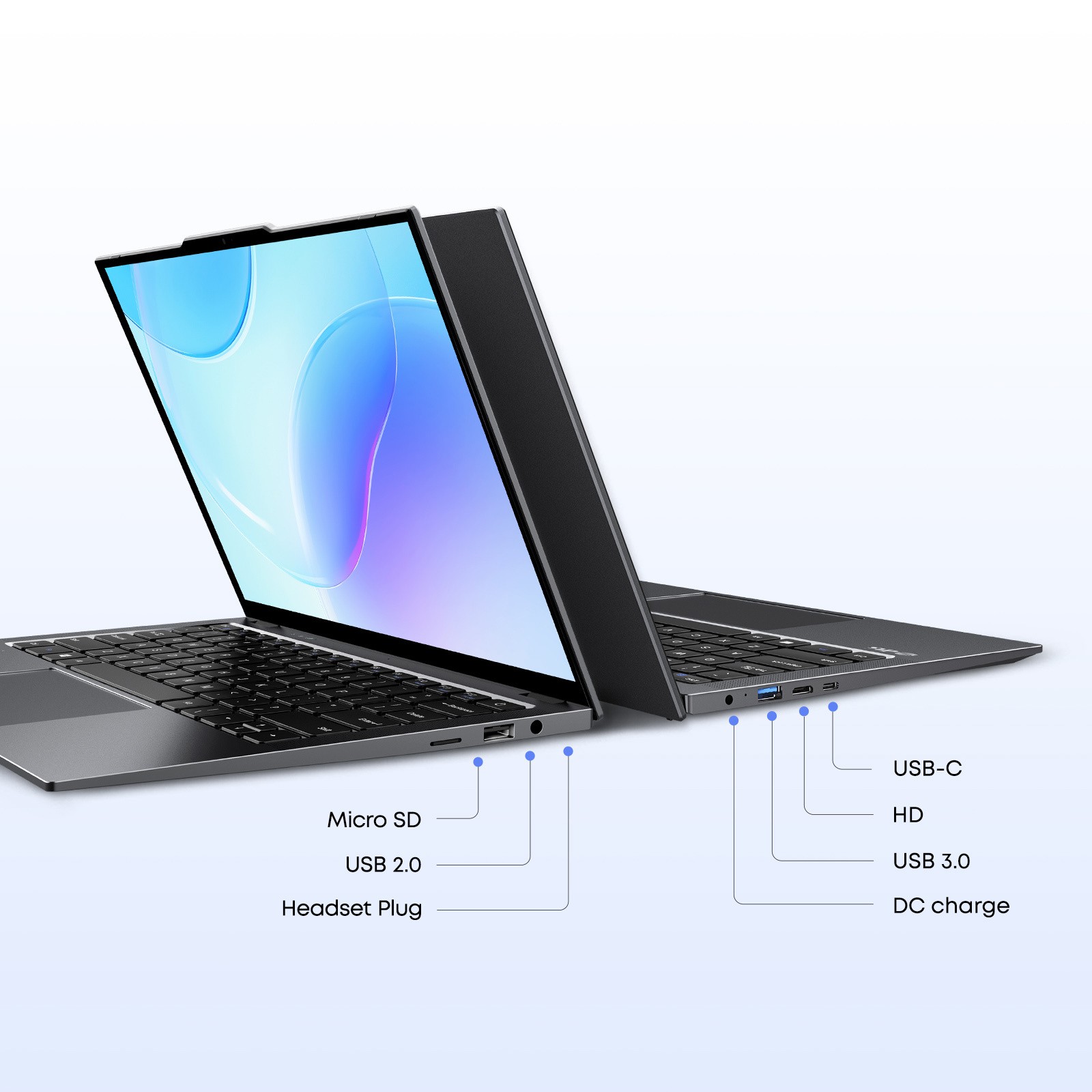 CHUWI – 14.1″ Touch-Screen Laptop – Intel Celeron N5100 – 8GB Memory – 256GB SSD