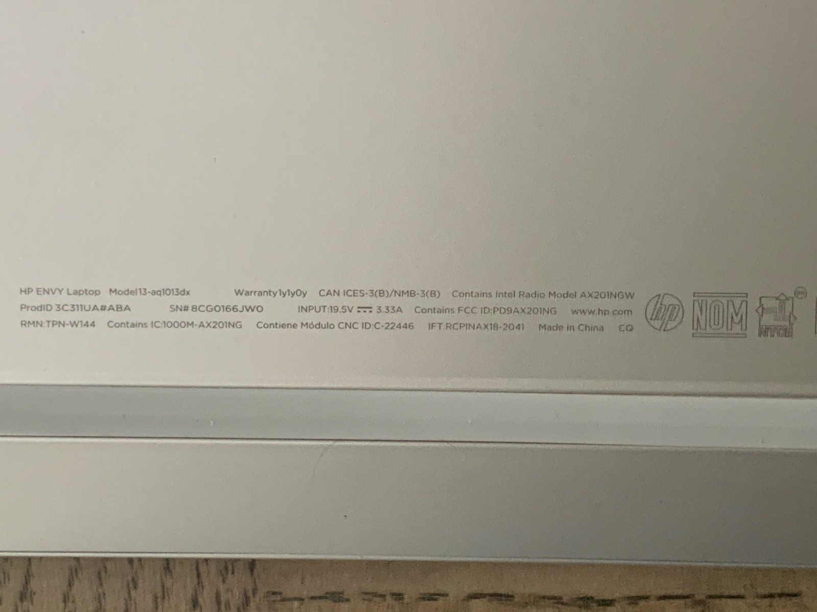 HP Envy 13-aq1013dx 3C311UA 13.3″ Touch Laptop, i7-1065G7/8GB/512 SSD/Win11 Home