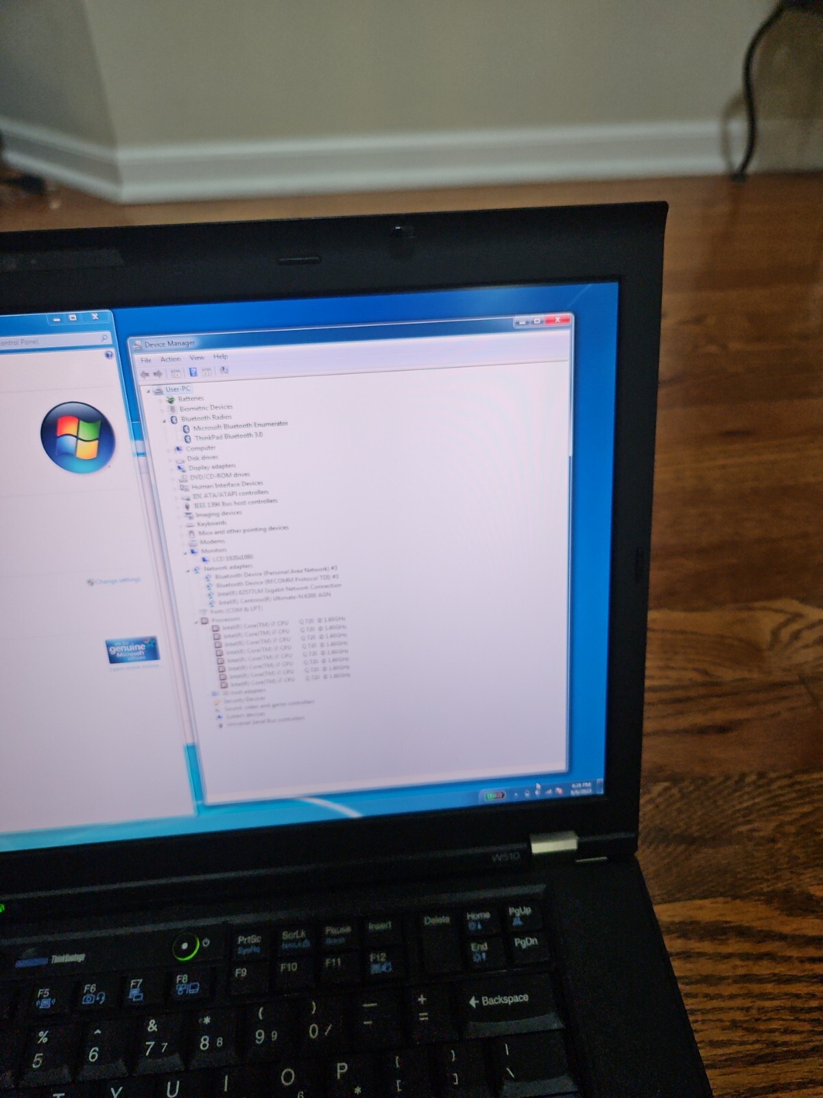 Lenovo ThinkPad W510 i7-720QM 16GB/240GB SSD 1920×1080 screen.Win 7 Ready to Use