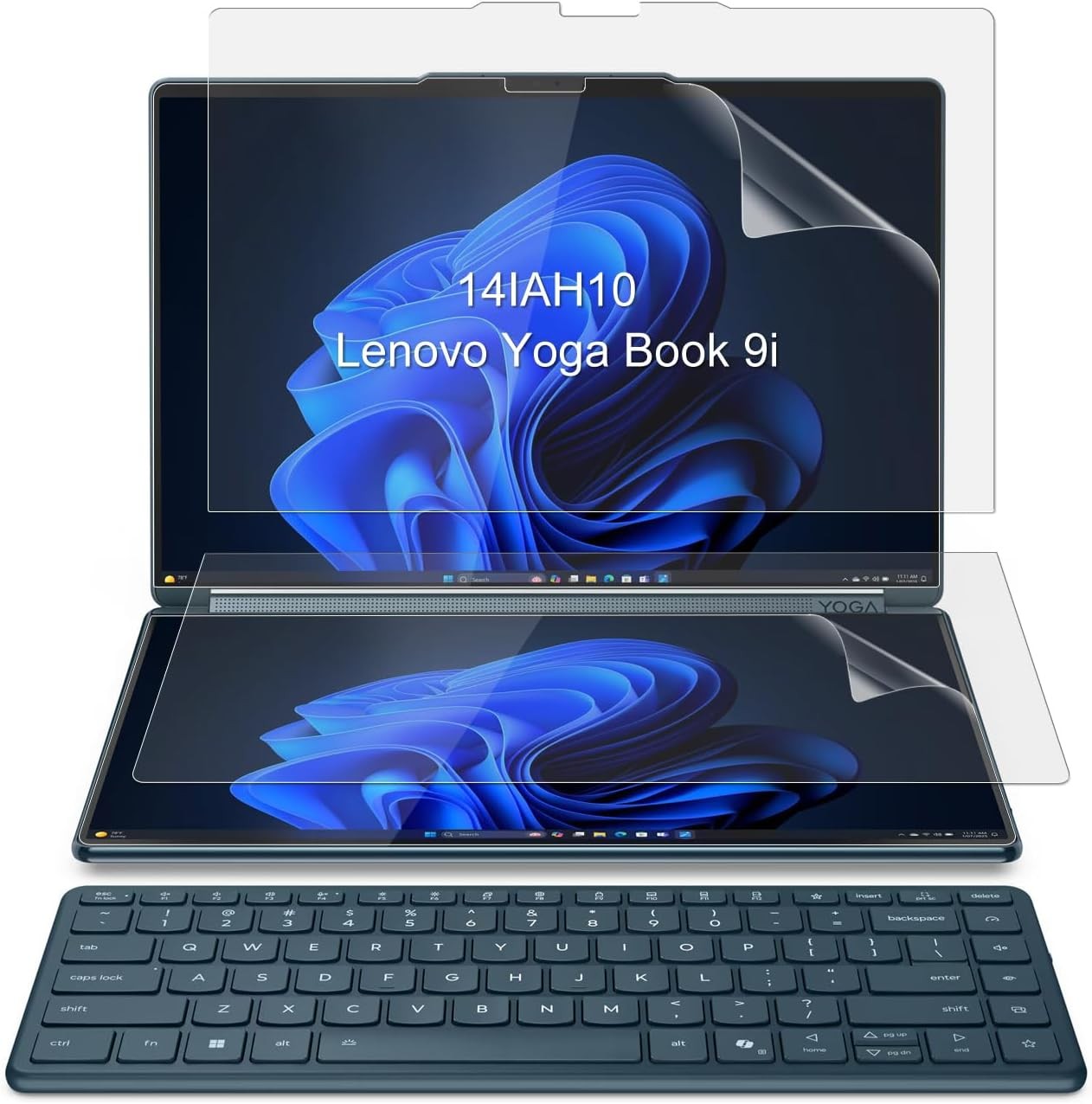 Matte Anti Glare Screen Protector 4 Pack for 2025 Lenovo Yoga Book 9i Dual Lapto