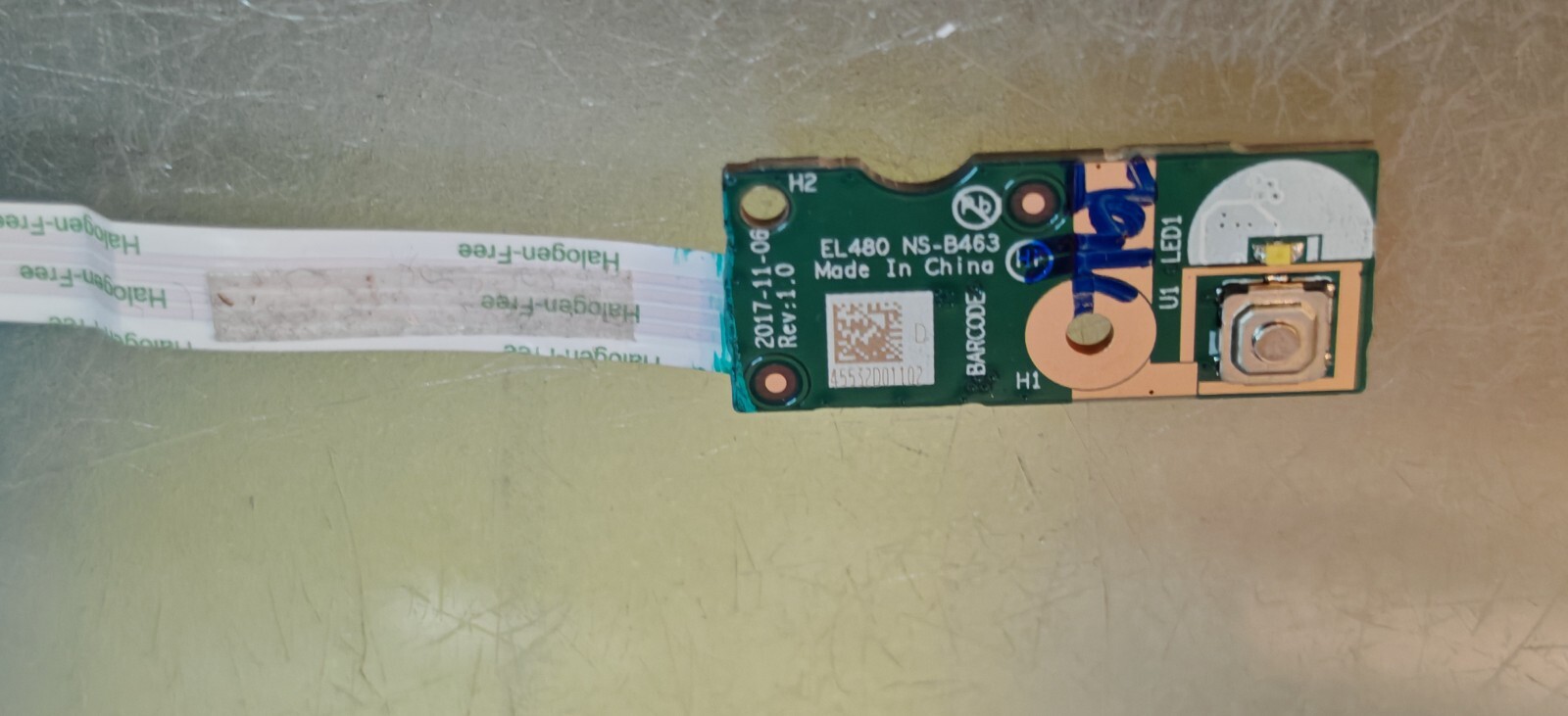LENOVO THINKPAD L480 L490 POWER ON POWER CARD LS-B463