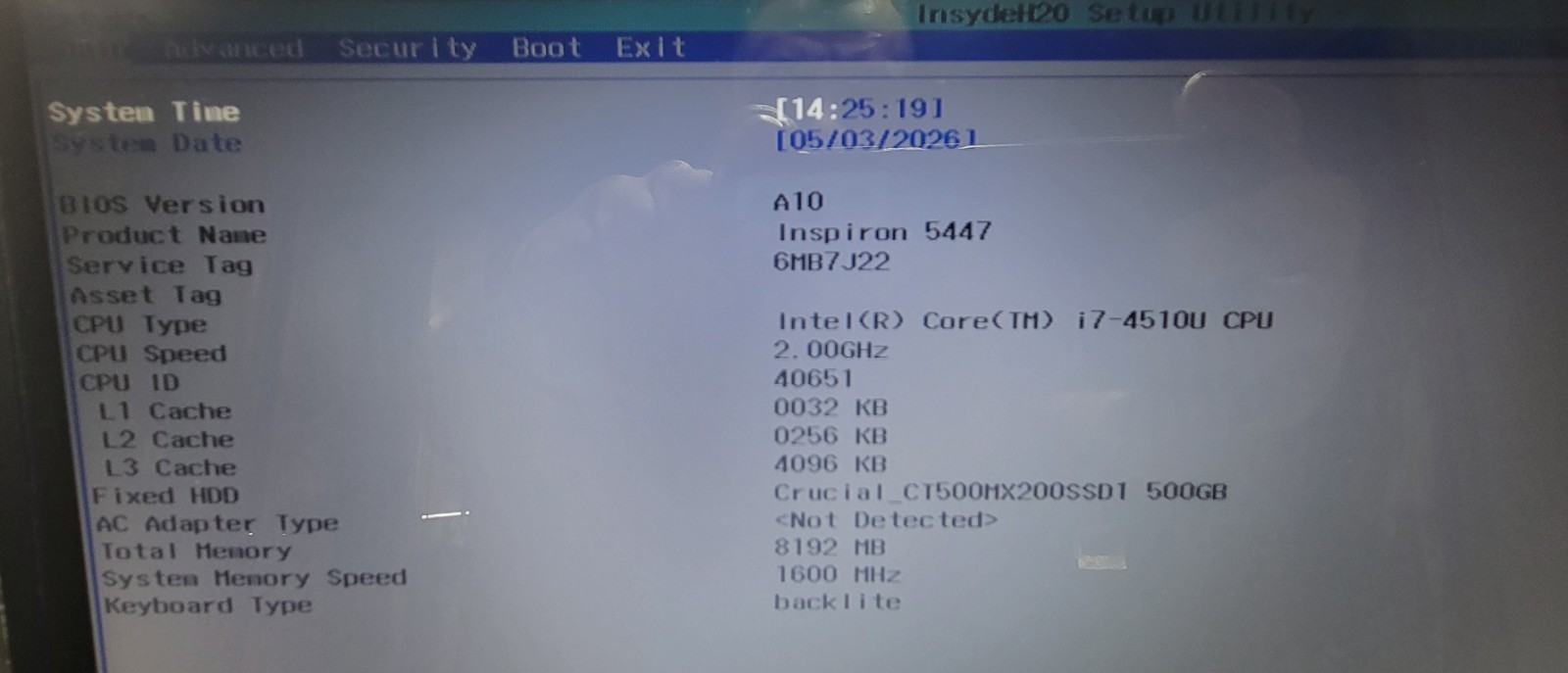 Dell Inspiron 5447 14-5000 Radeon HD 14” Touch i7 8GB 512GB SSD Win11 Pro Laptop