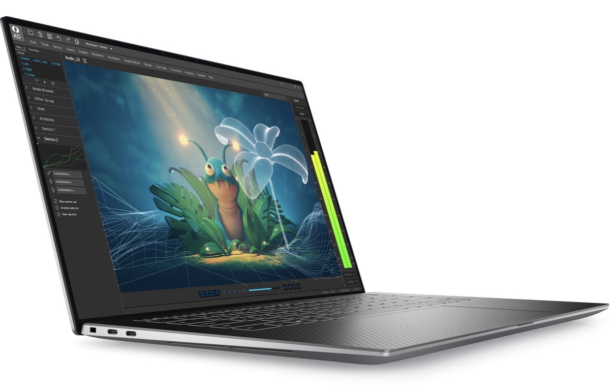 Dell Precision 5570 15″ – i7-12800H – 16GB – 1TB – Grade C Low Battery Health