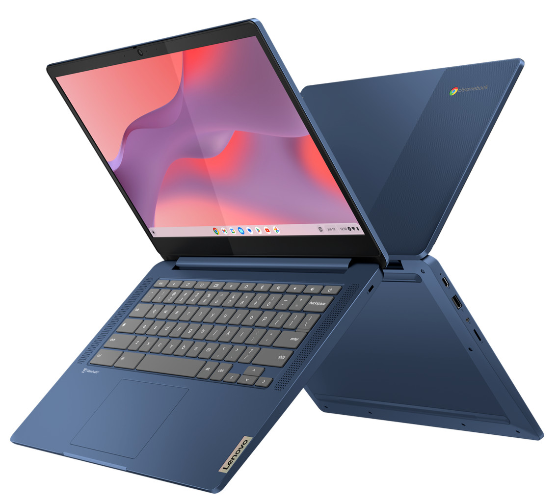 Lenovo IdeaPad Slim 3 Chromebook 14″ FHD Kompanio 520 4GB 64GB eMMC Abyss Blue