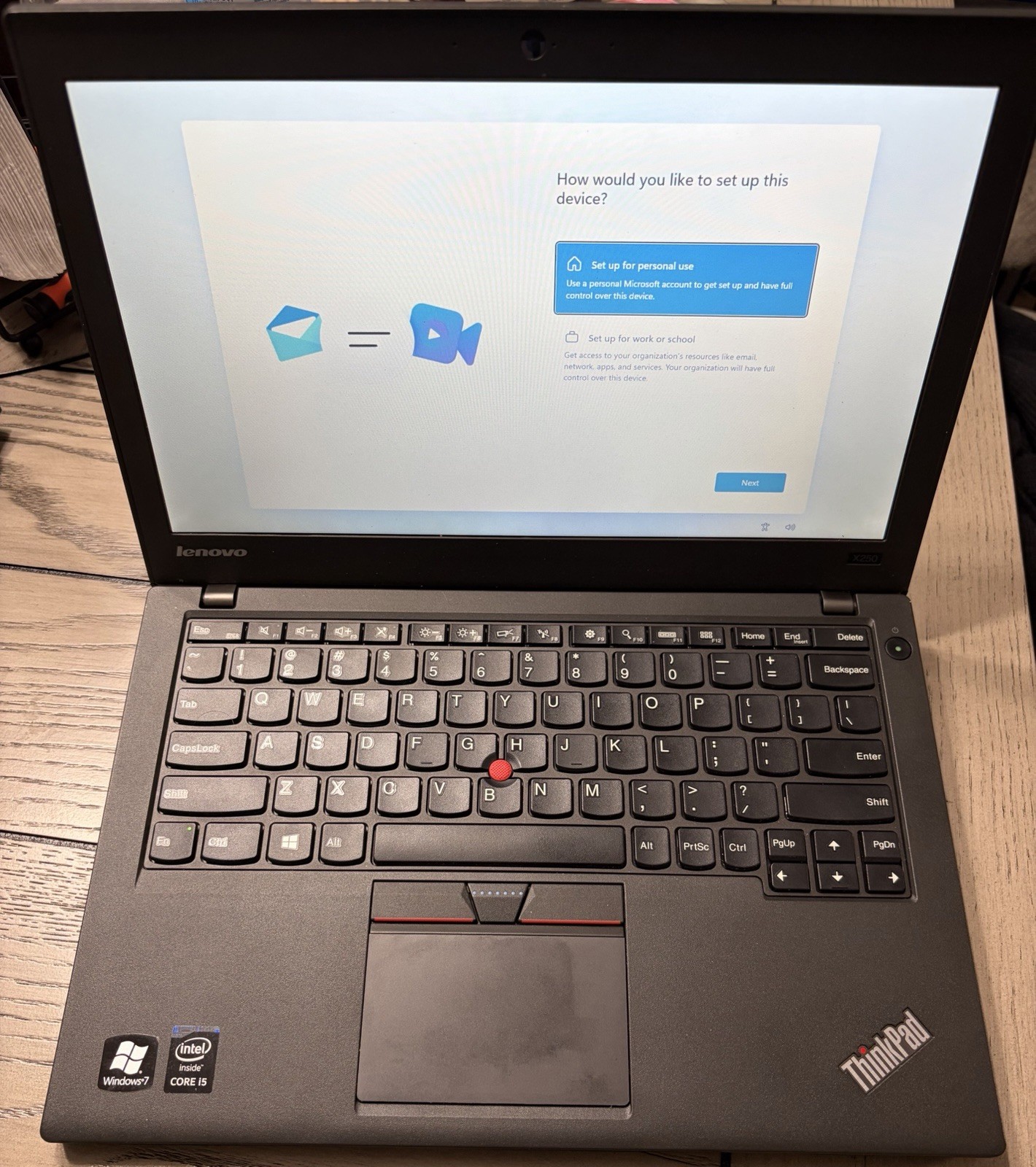 Lenovo ThinkPad X250 i5-5200U 8GB RAM SSD Laptop Windows 11 Fresh Reset Ready