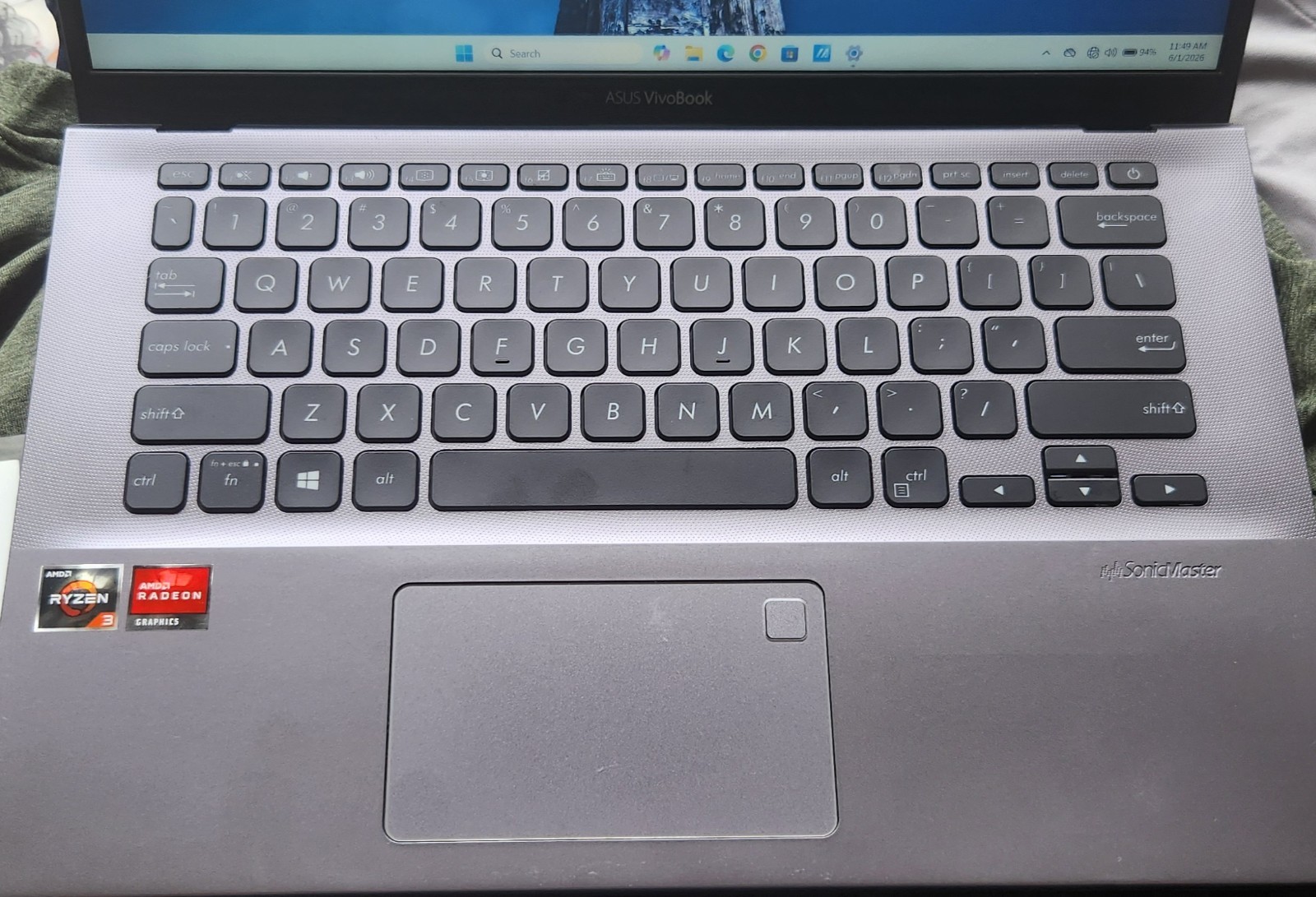 ASUS VivoBook X412DAP 14in Ryzen 3 3250U 8GB 238GB SSD Win 11 Gray