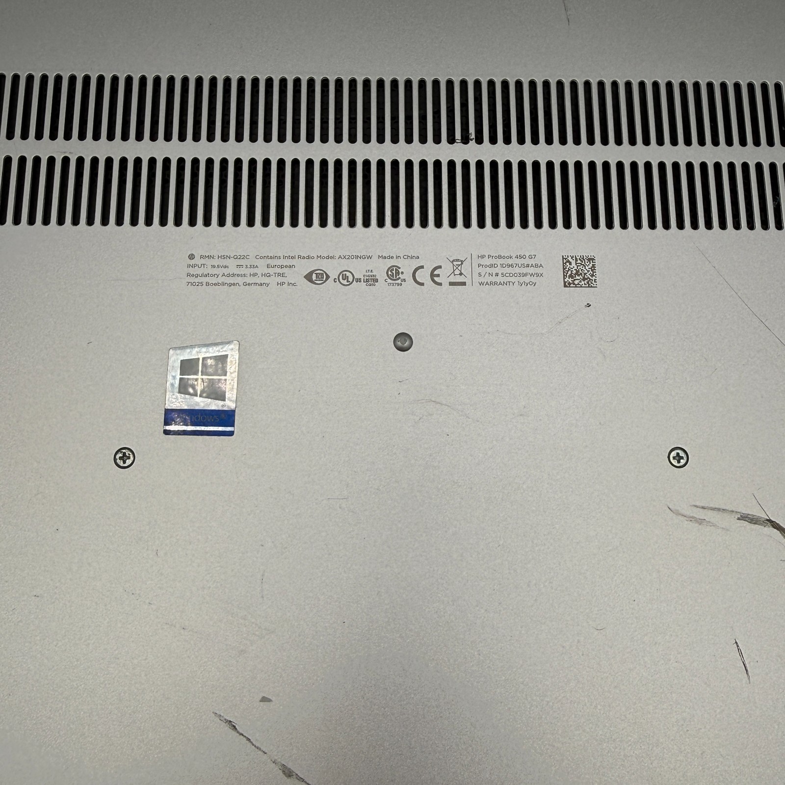HP ProBook 450 G7 15.6″ Laptop Intel Core i5-10210U 16GB RAM 512GB SSD See PICS