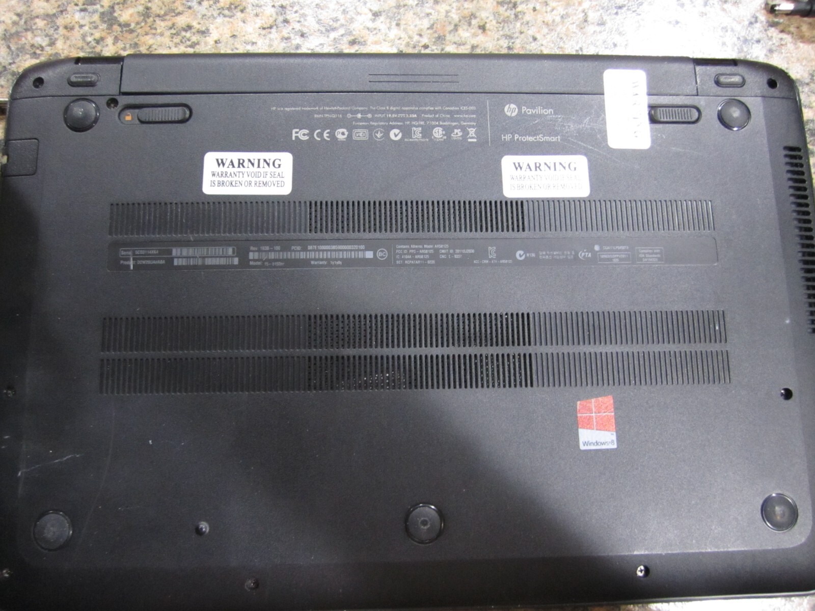 HP 15-b153nr Laptop Core 1.6 GHz 6GB RAM NEW 1 TB SSD WEB CAM Win 10 PRO