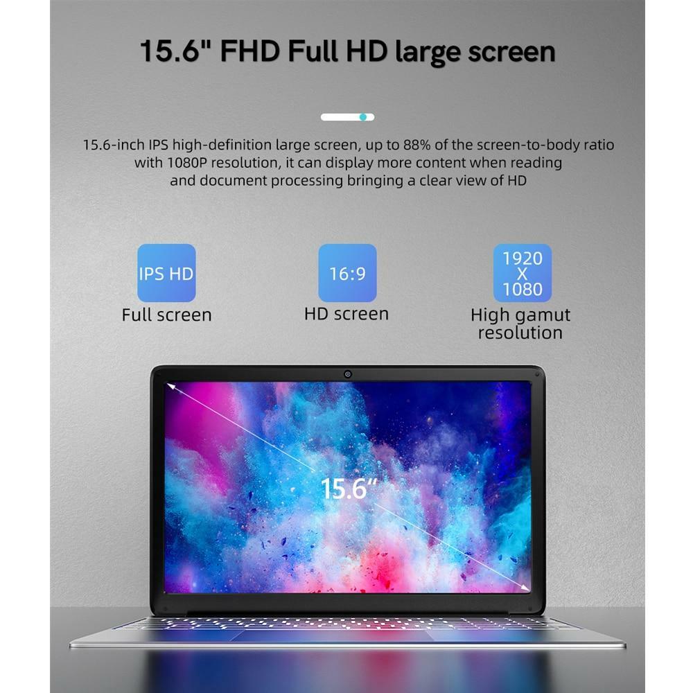 Dere V14S 14.1inch Laptop Intel Celeron N5095 DDR4 12GB RAM 256GB SSD Backlit Ke