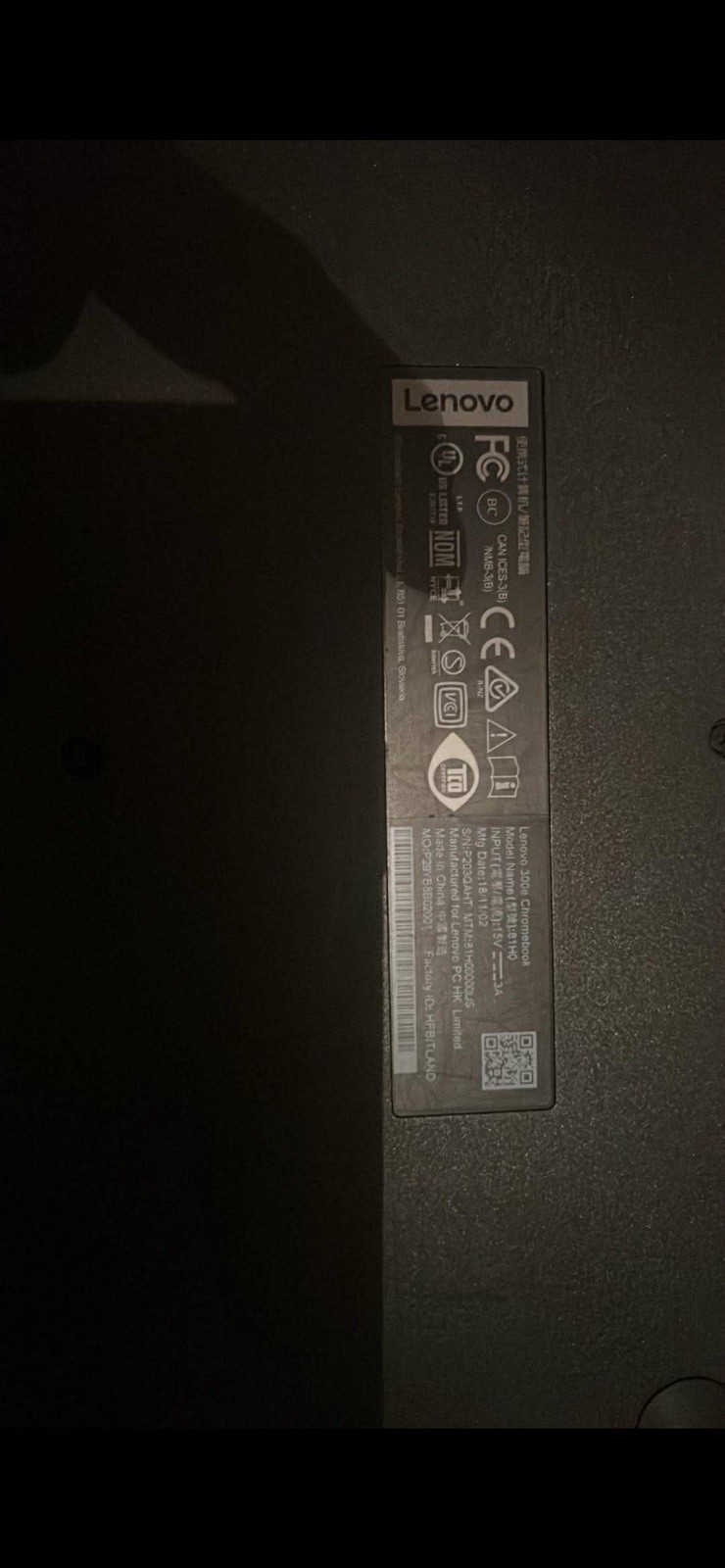 Lenovo 300e Chromebook Notebook Laptop Black Chrome OS Casual Computing