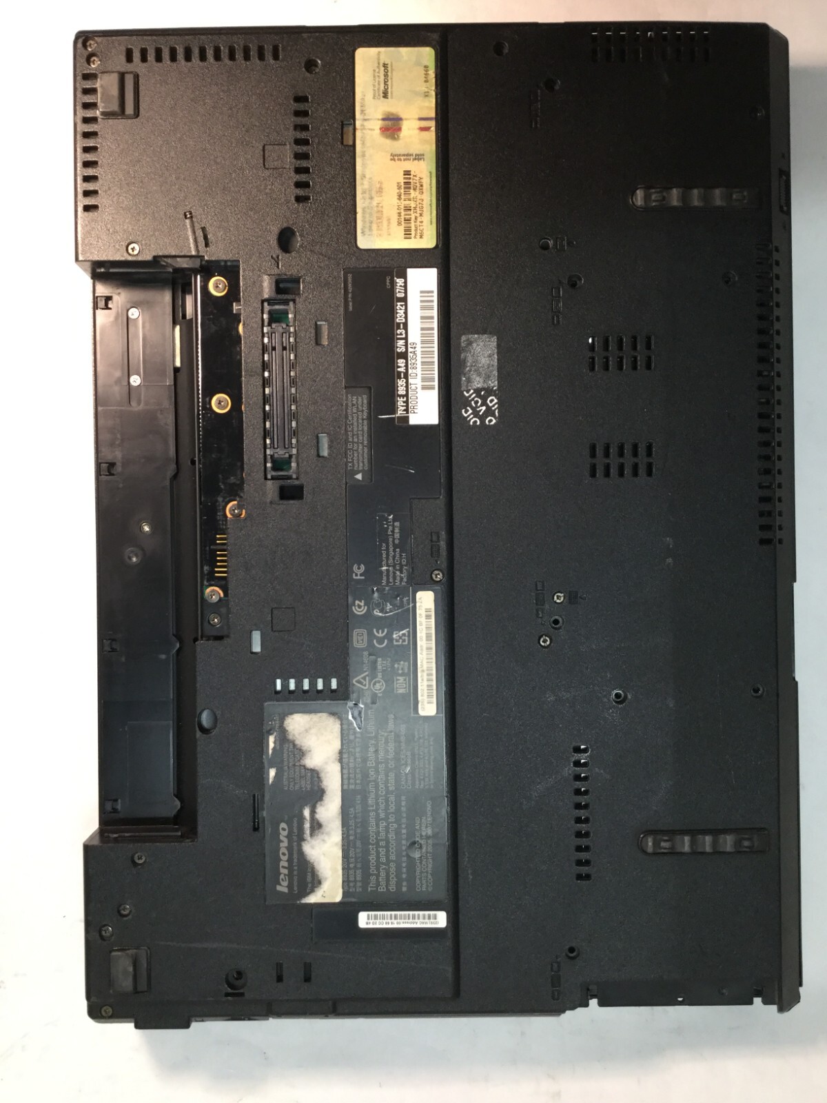 LOT OF 5- Lenovo ThinkPad R61 15″ Intel Celeron -ALL BOOT/VARIOUS ISSUES -MZ